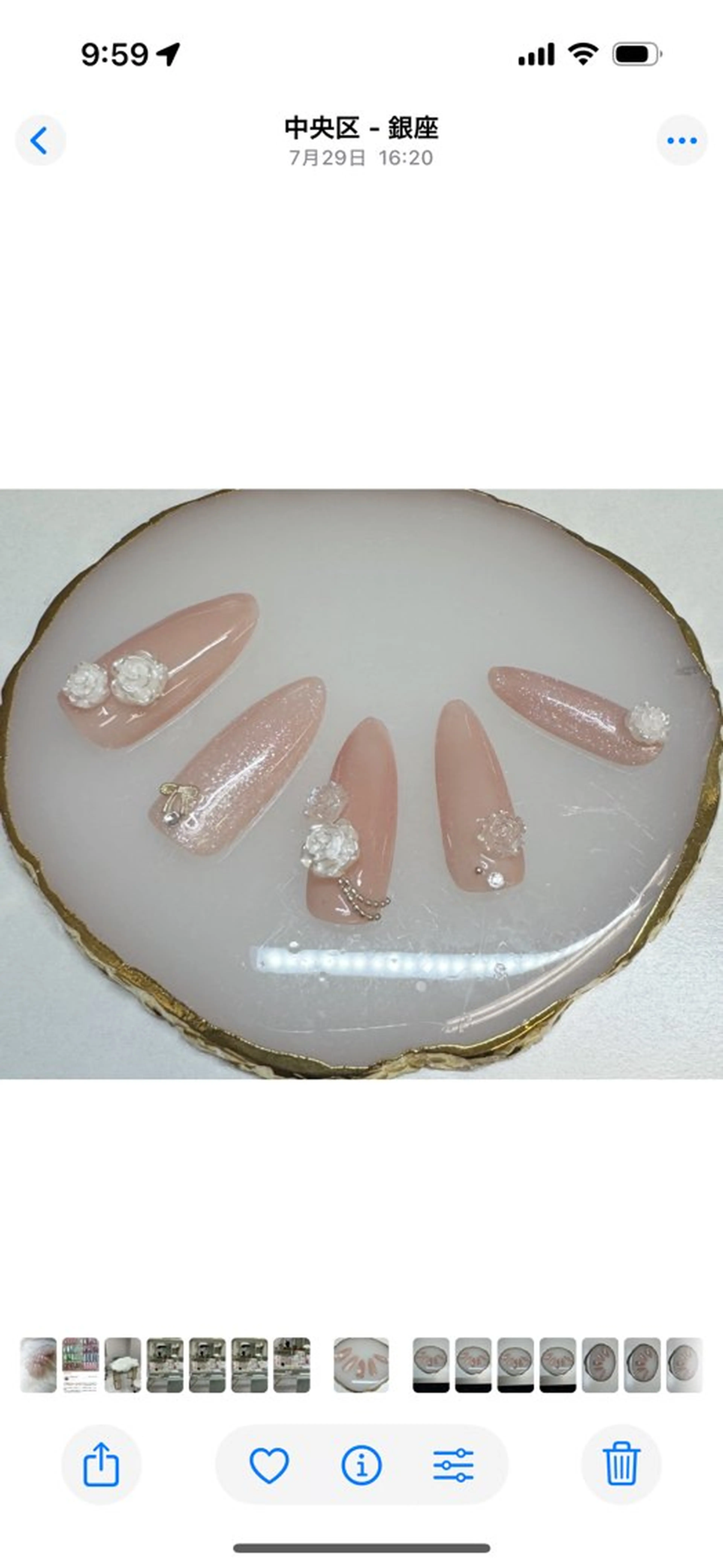 ネイル フットネイル フレンチネイル ジェルネイル ガラスフレンチ グラデーション Queeens nailのネイルデザイン