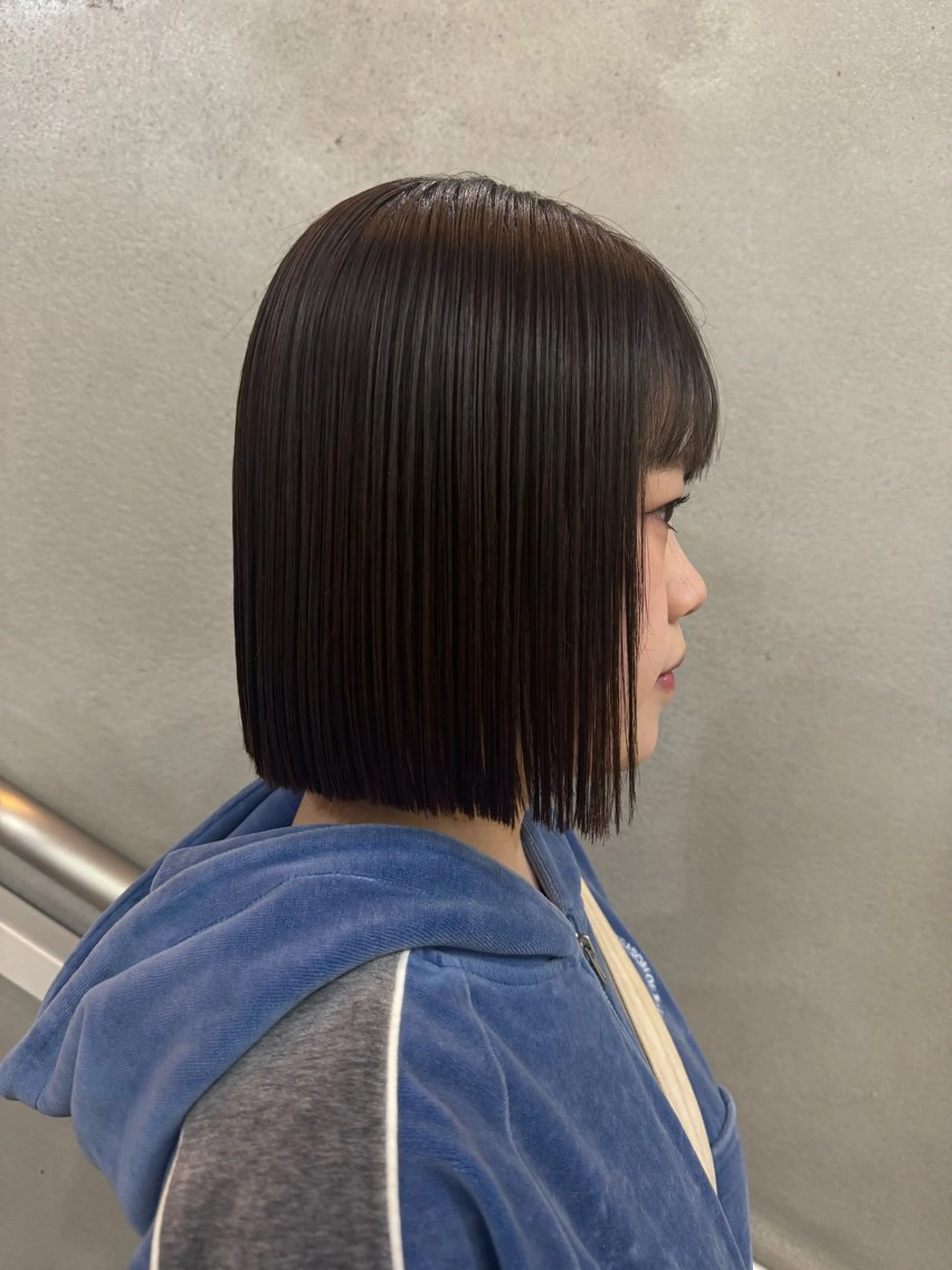 ショート ボブ カット 縮毛矯正 透明感カラー/ボブ/ yuukaのヘアスタイル