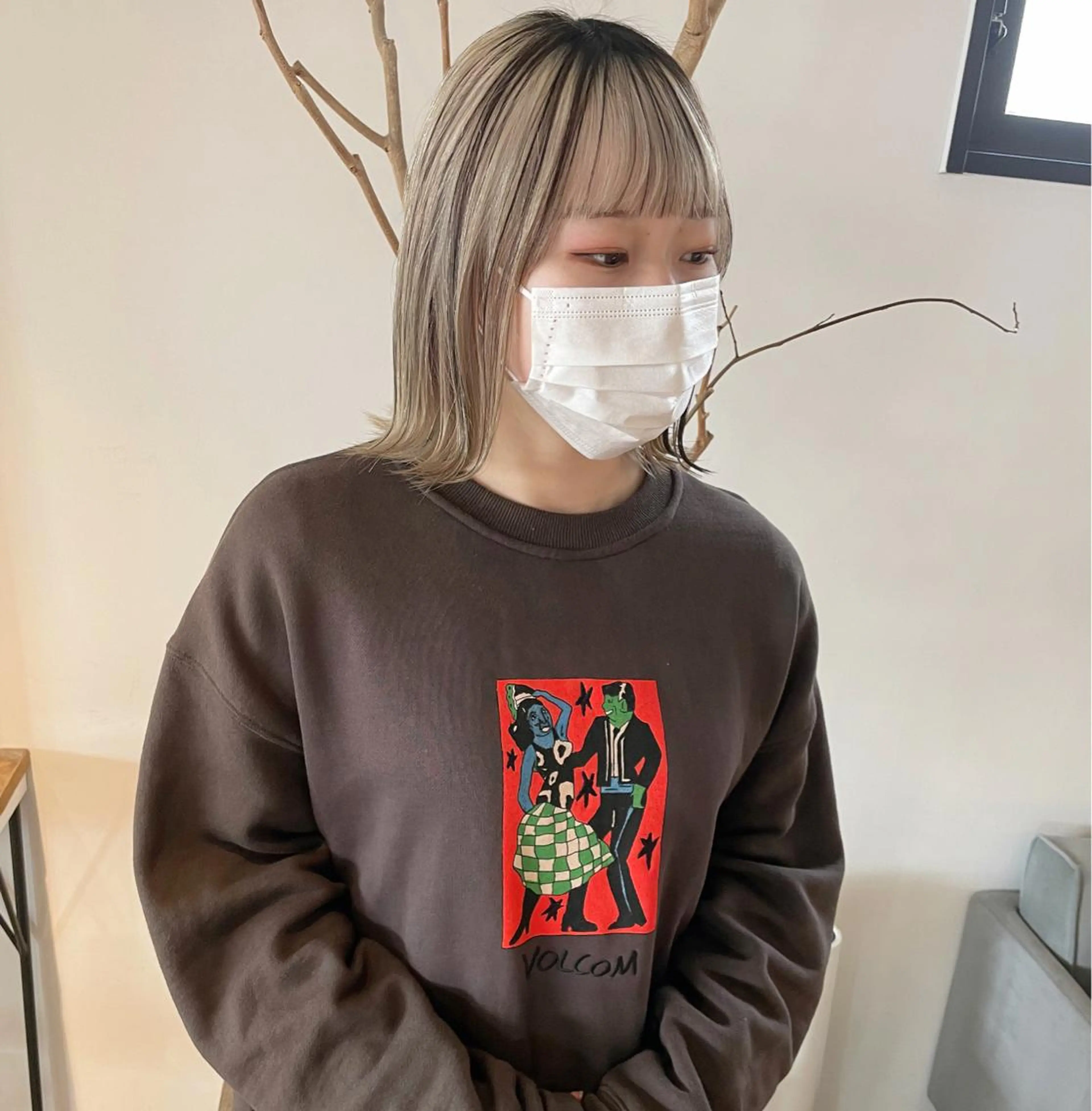 ミディアム カラー ヘアカラー トリートメント ヘアセット ✨艶ブリーチカラー ✨四ノ宮裕己のヘアスタイル