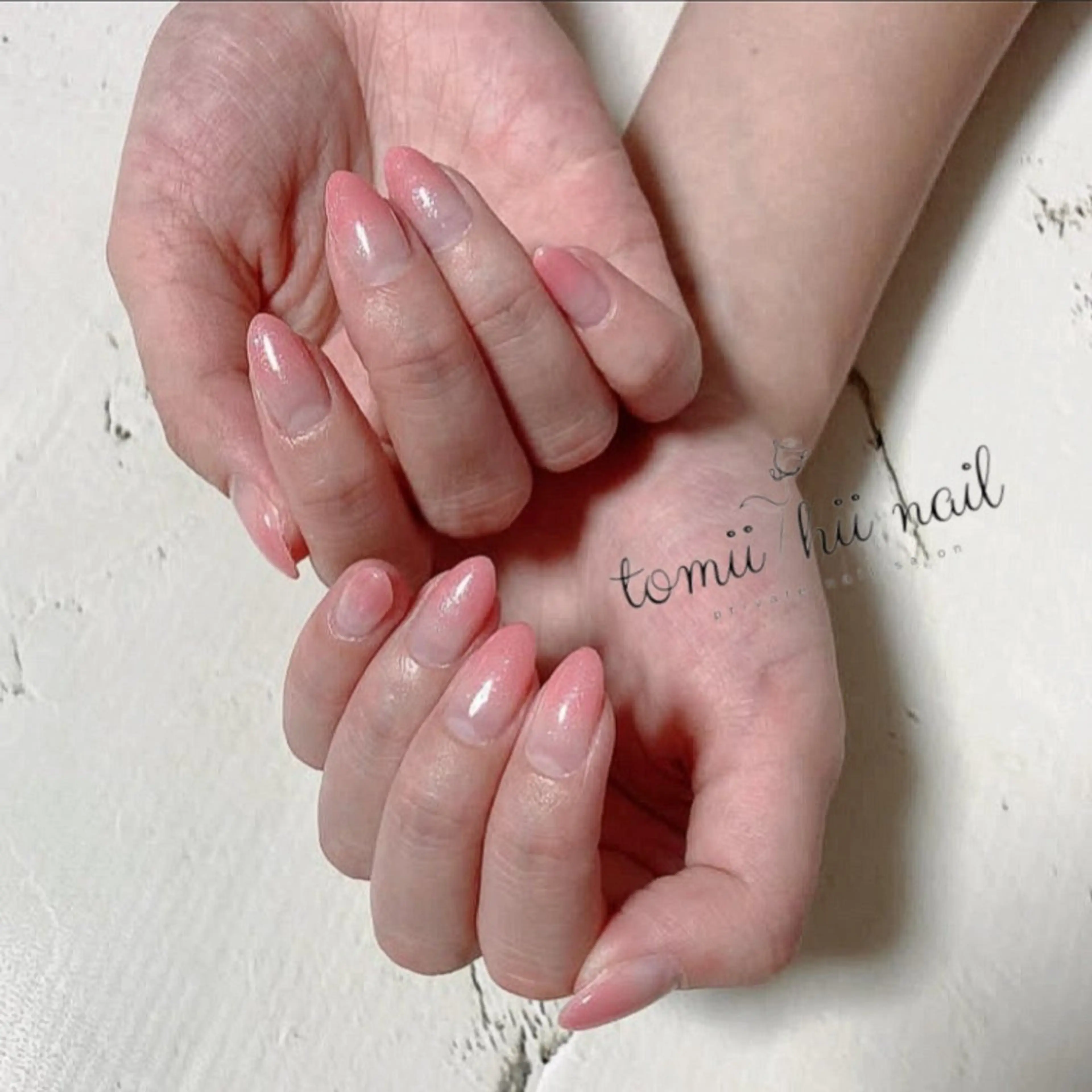 ネイル グラデーション ピンク 春ネイル tomii-hii -nailのその他イメージ