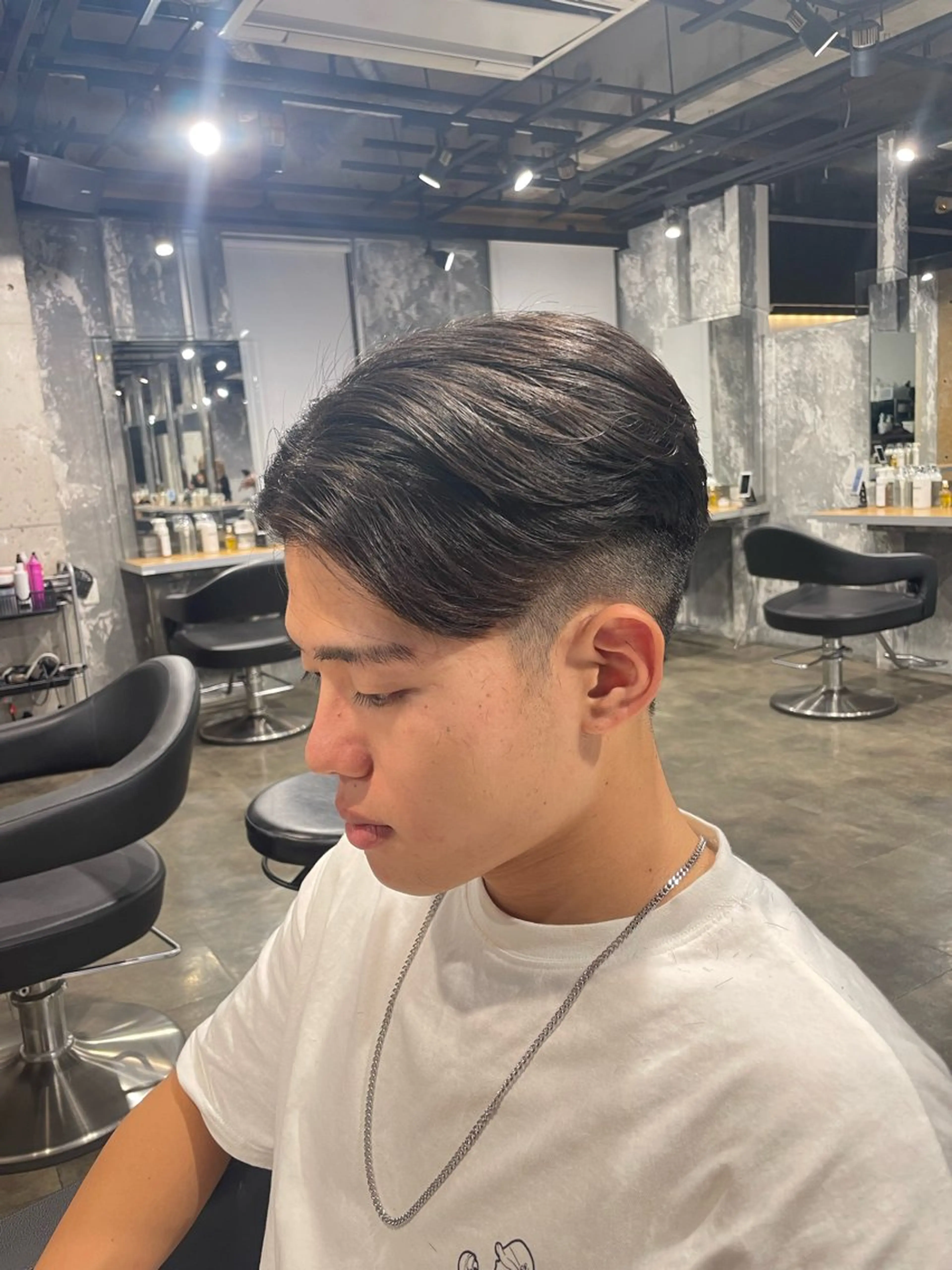 メンズ カット 縮毛矯正 トリートメント 艶髪/透明感🪽 DISCO🪽のヘアスタイル