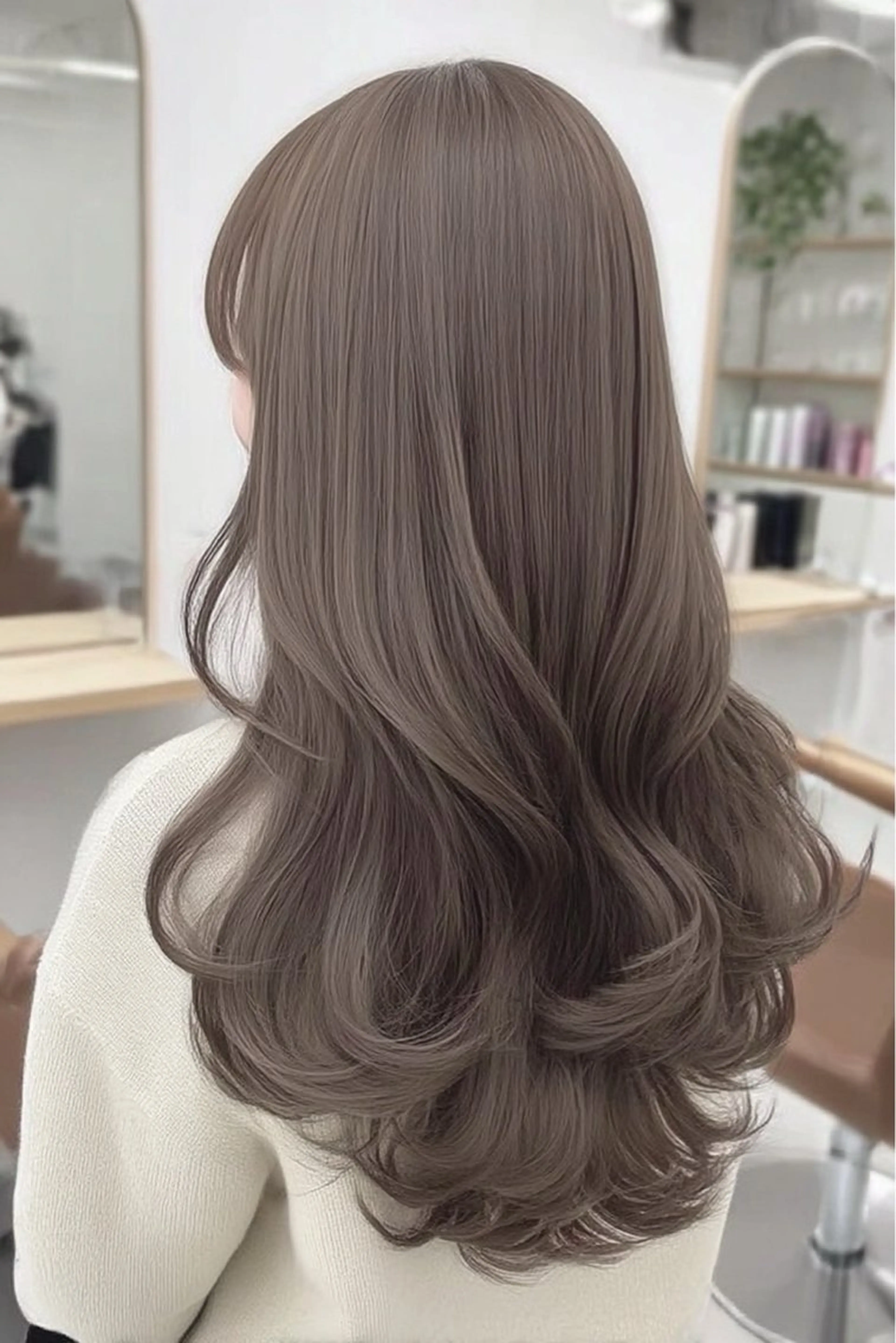 ロング カラー ヘアカラー トリートメント ハイトーンカラー が絶対可愛い✨泰聖✨のヘアスタイル
