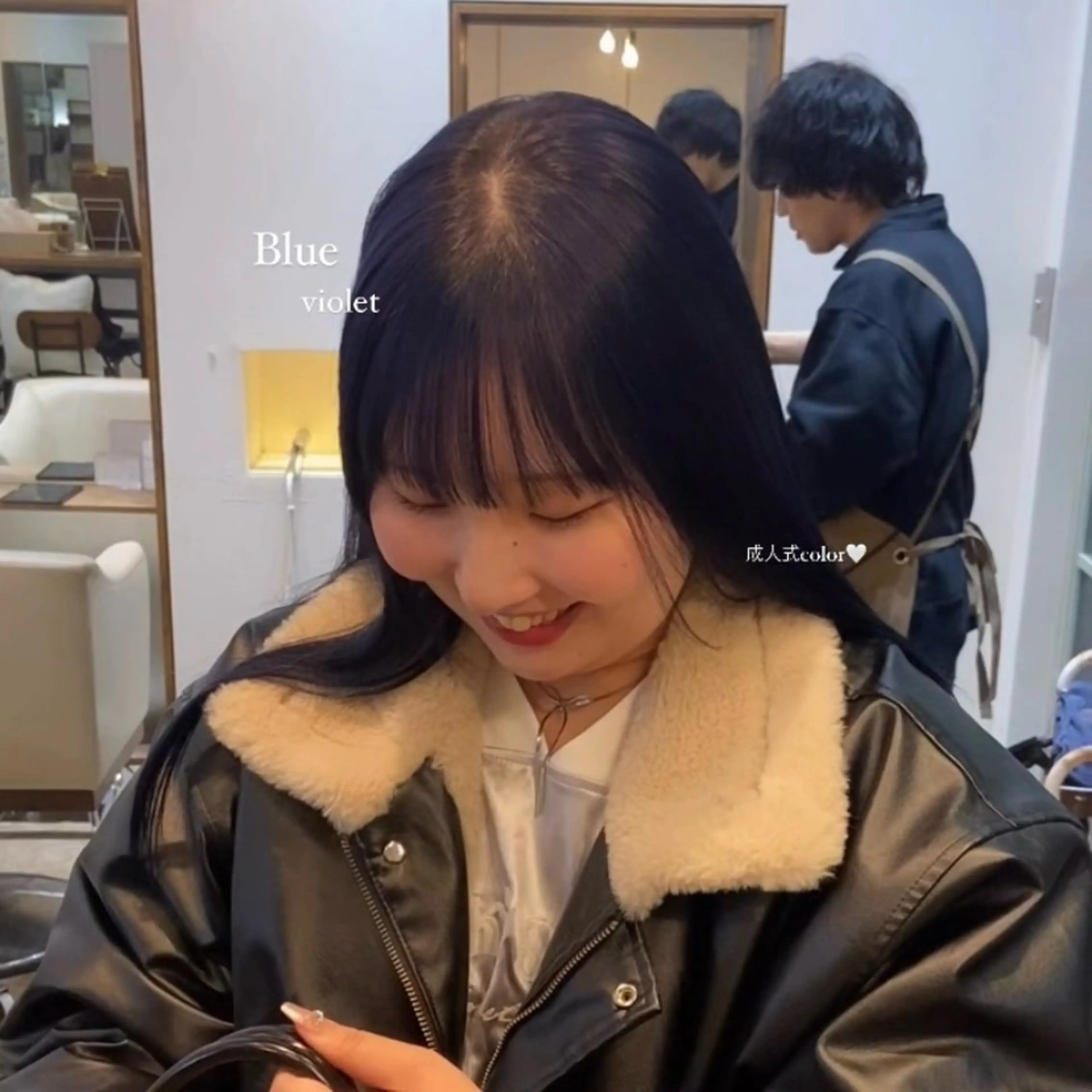 ロング カラー ヘアカラー miku 🫧のヘアスタイル