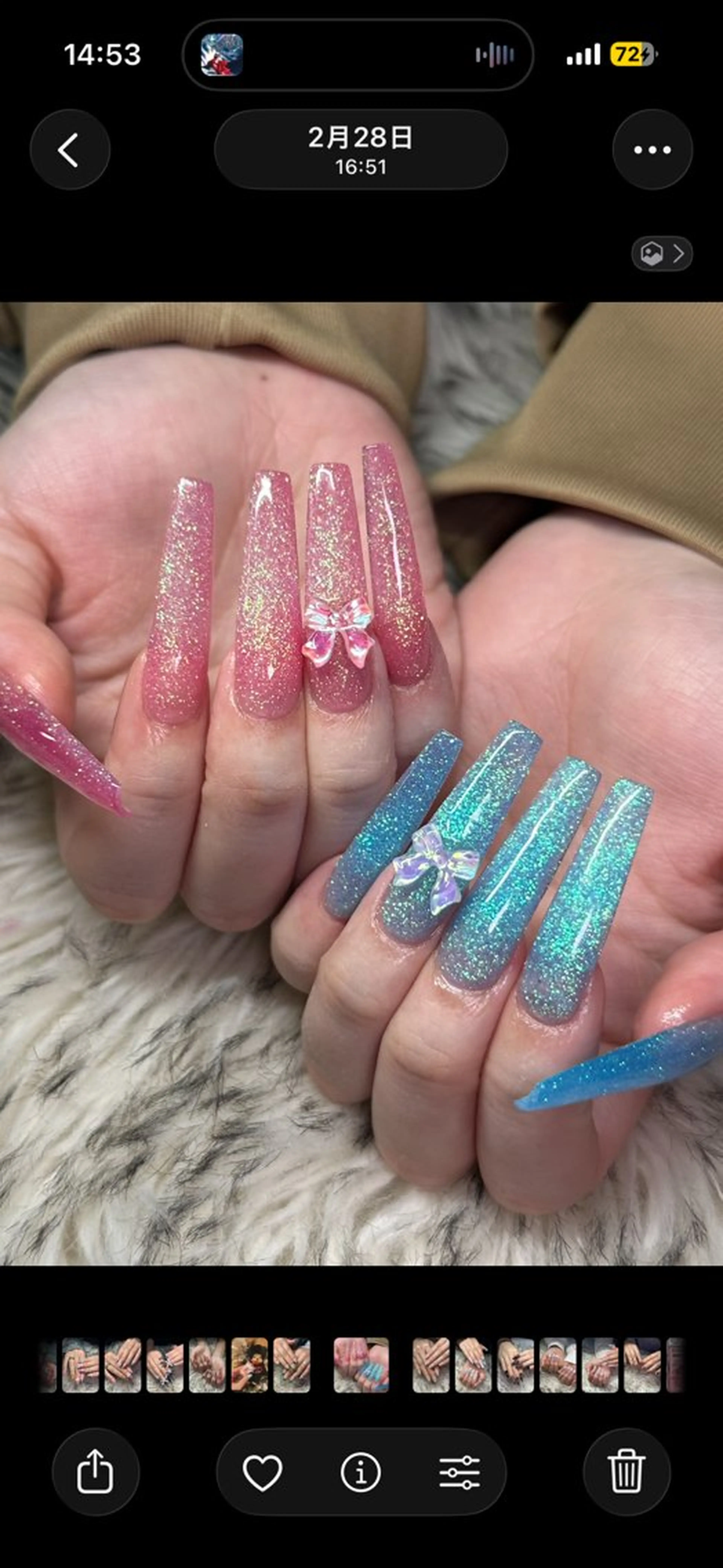 1枚MAXシンプルスカルプ(ラメグラかワンカラー)ロングが好きな方におすすめ✨の写真