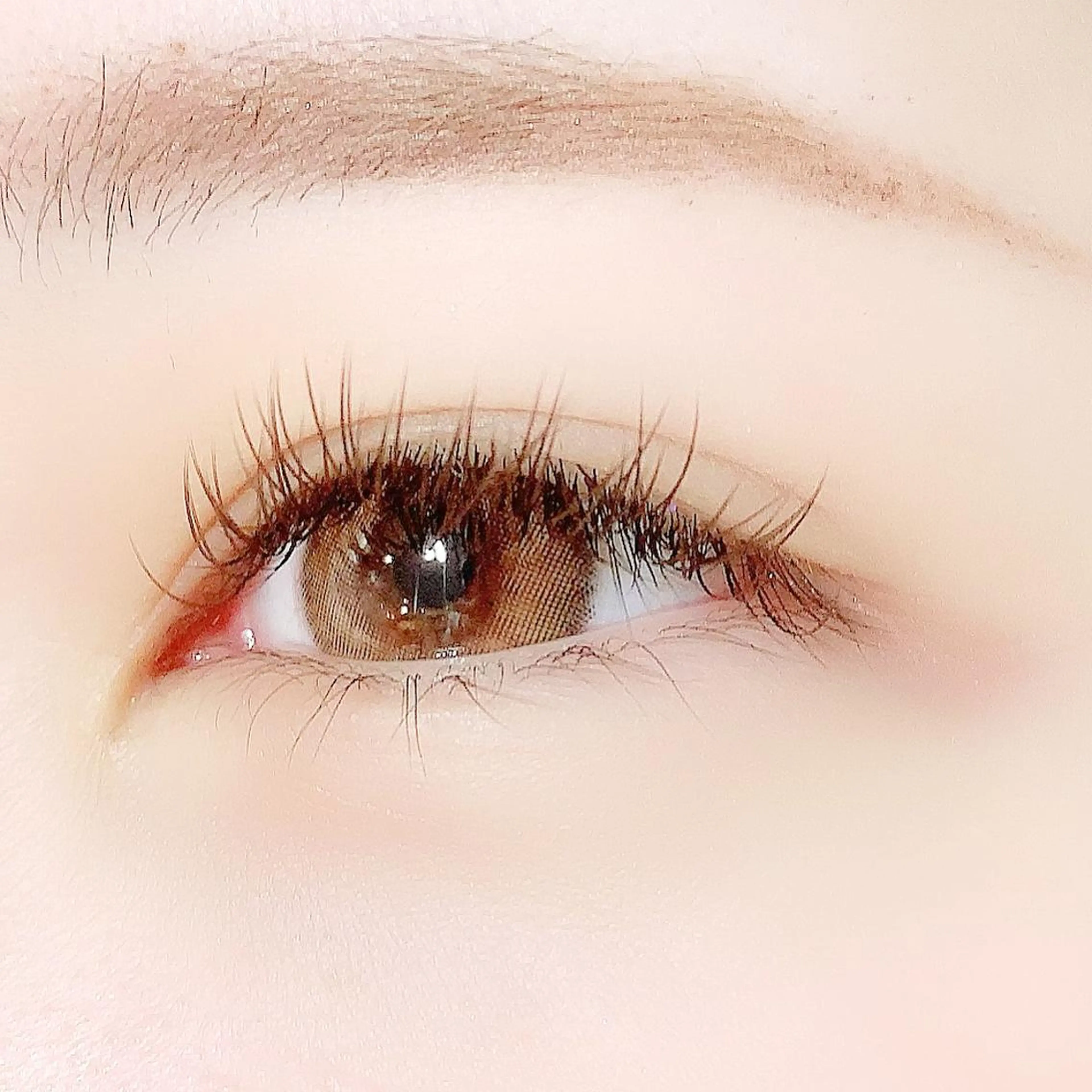 マツエク・マツパ カラーマツエク キュート フラットラッシュ マツエク Lanhr所属・【Lanhr】 🕊aya🕊のマツエク・マツパデザイン