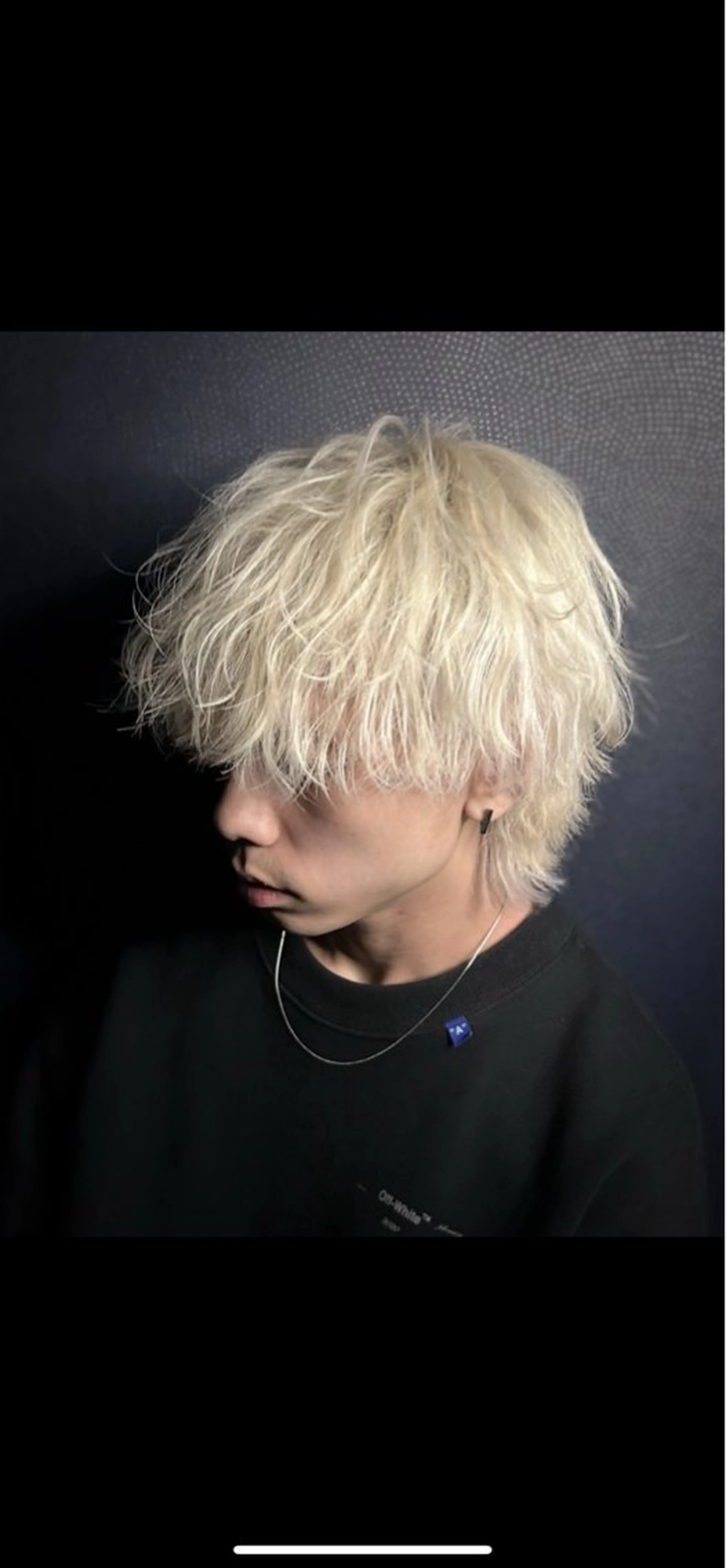 カラー メンズ ブロンド ホワイトブロンド メンズカラー/ NISSYのヘアスタイル