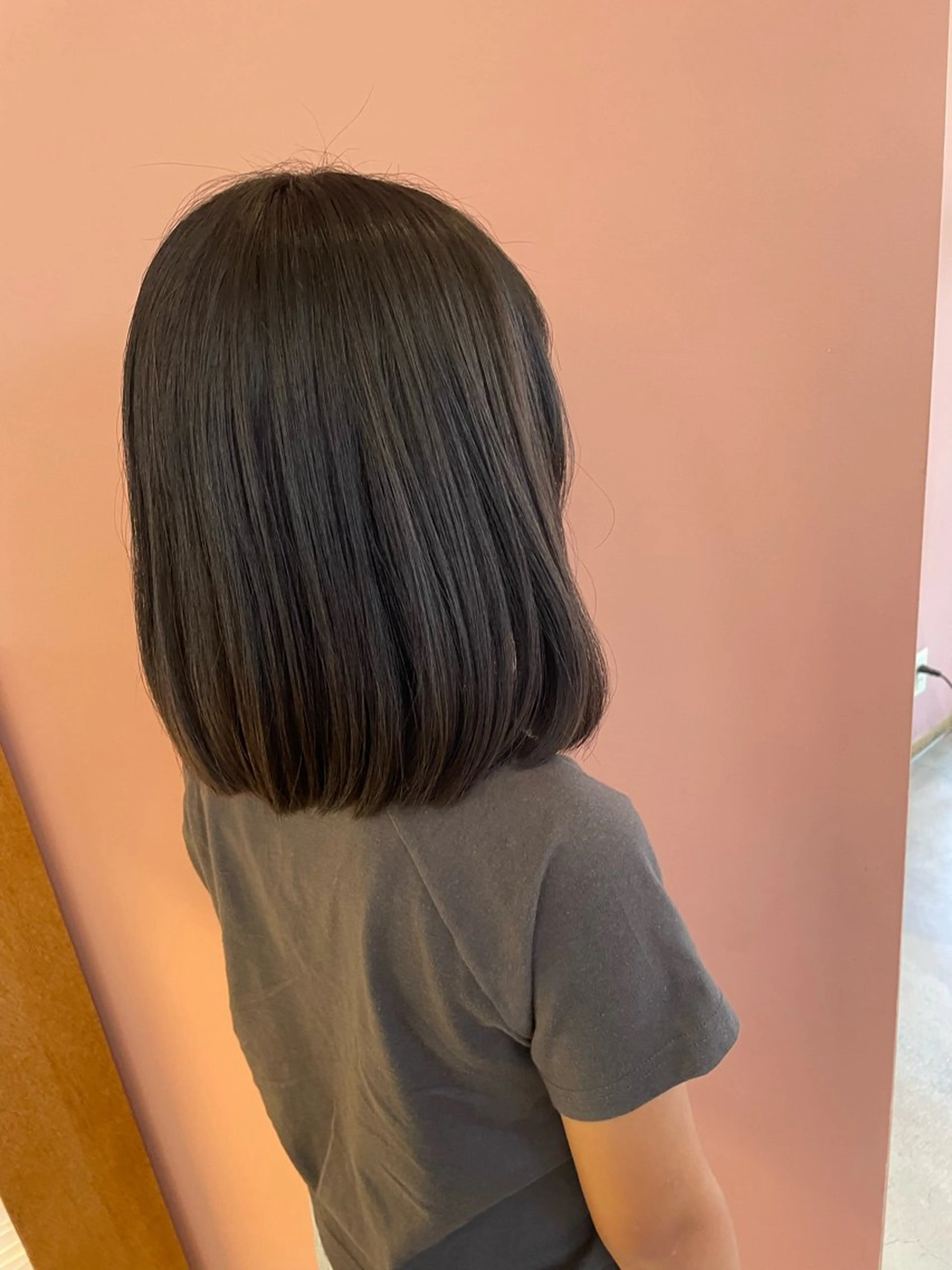 ミディアム カット かすみ  ︎︎のヘアスタイル