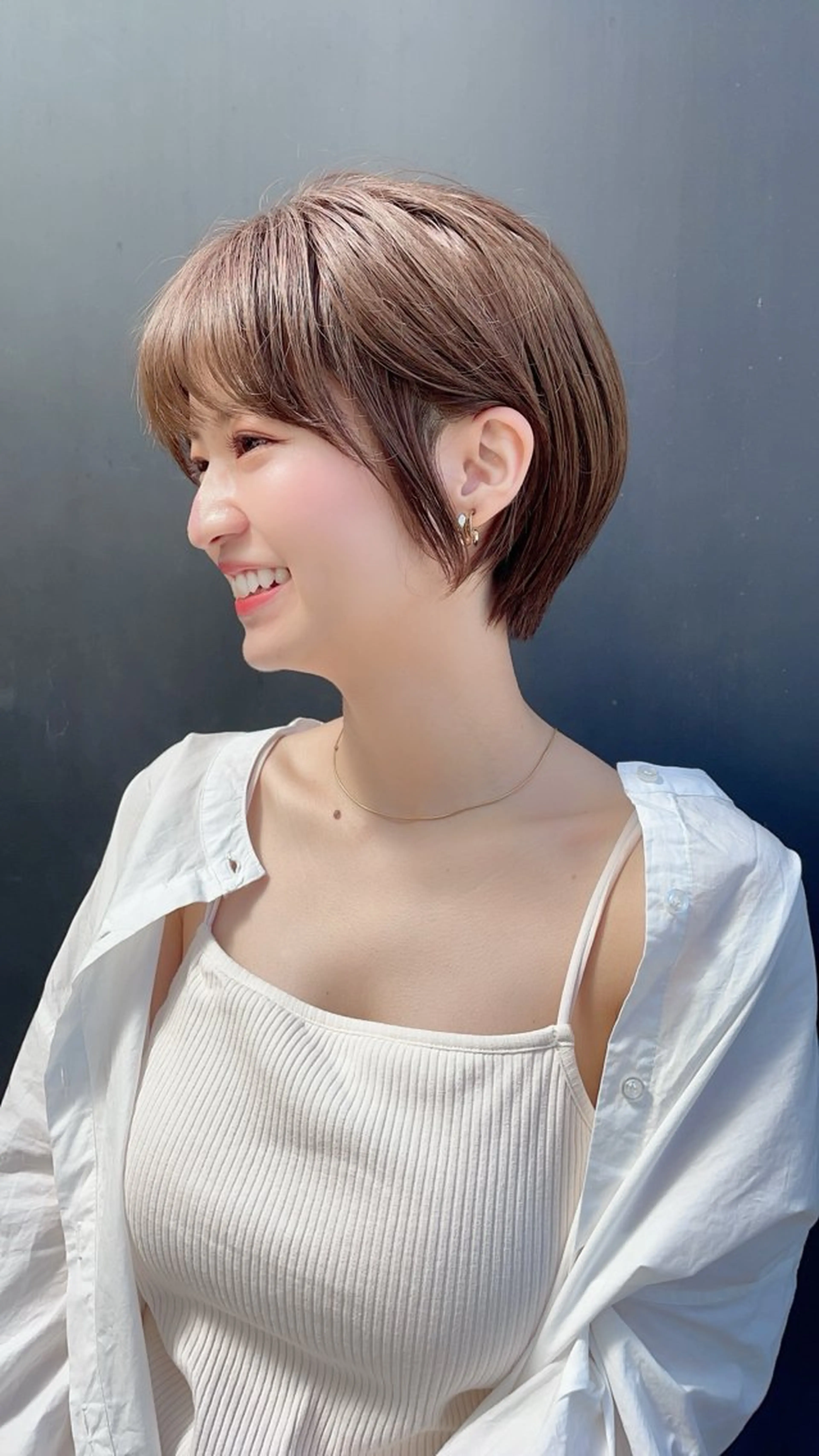 ショート ゆい 似合わせカットのヘアスタイル