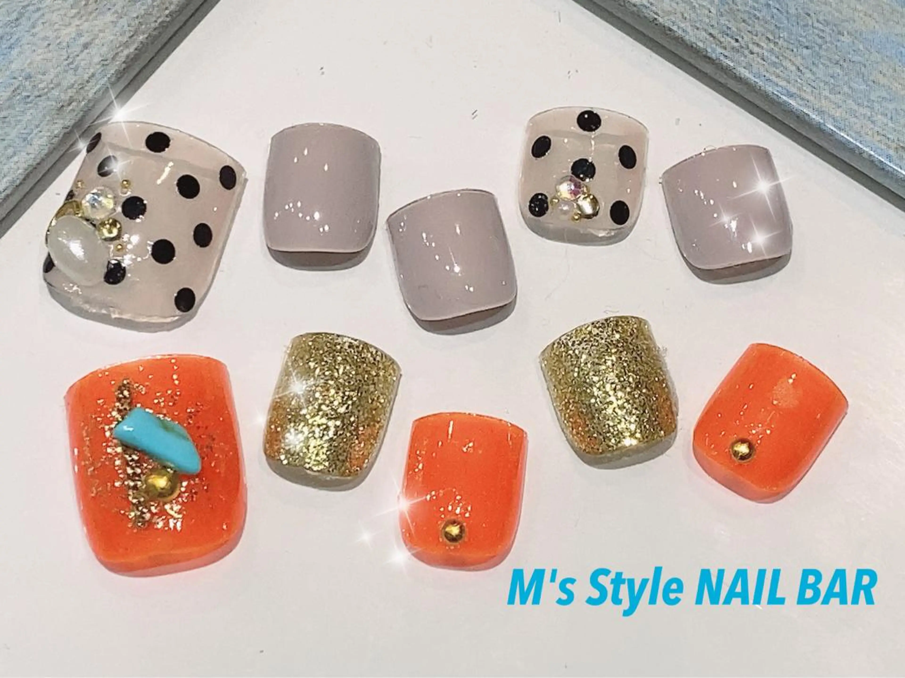 ネイル フットネイル M's Style NAIL BARのネイルデザイン