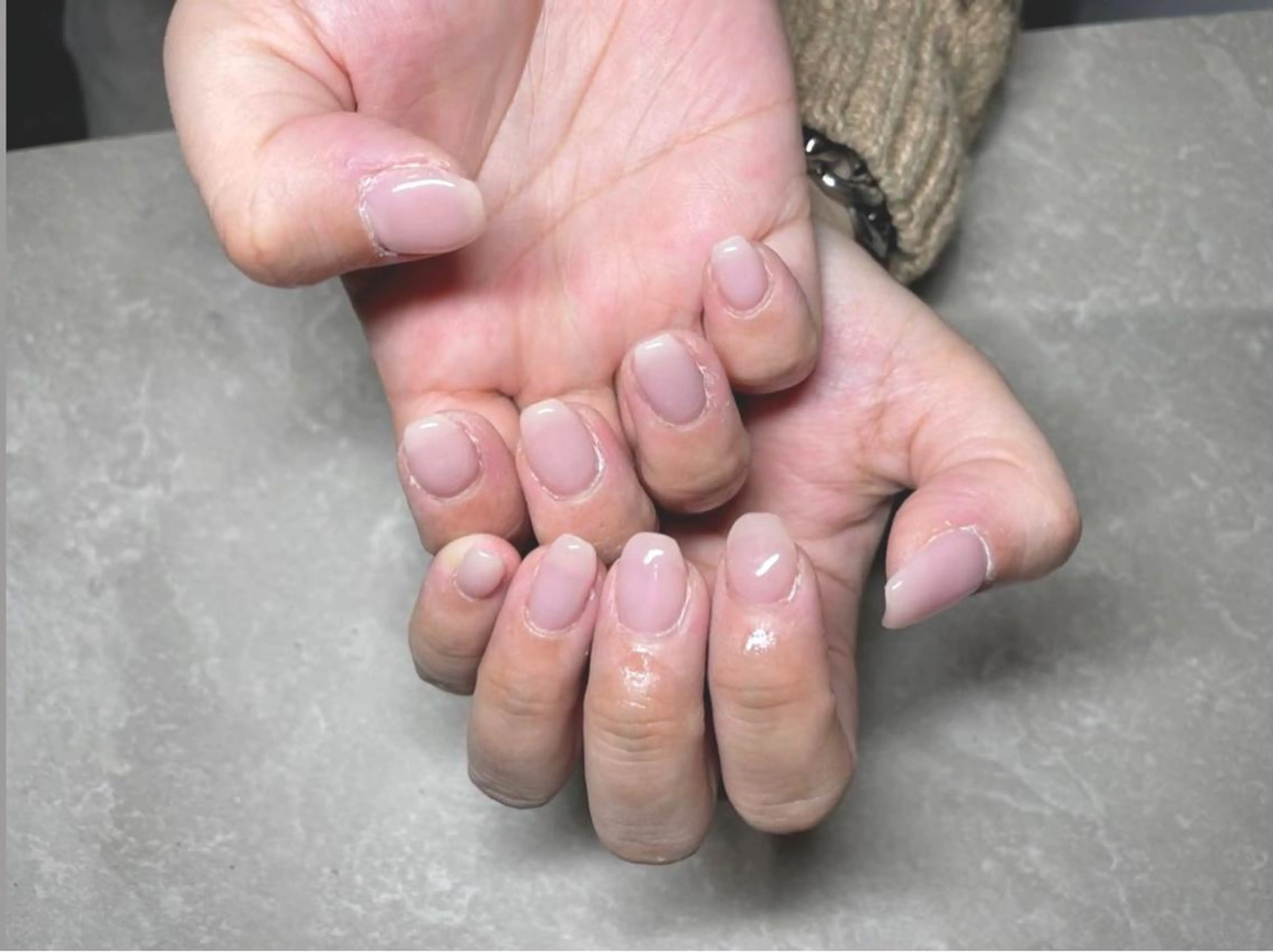 ネイル ワンカラーネイル ハンドネイル フットネイル LINXS aosaのネイルデザイン