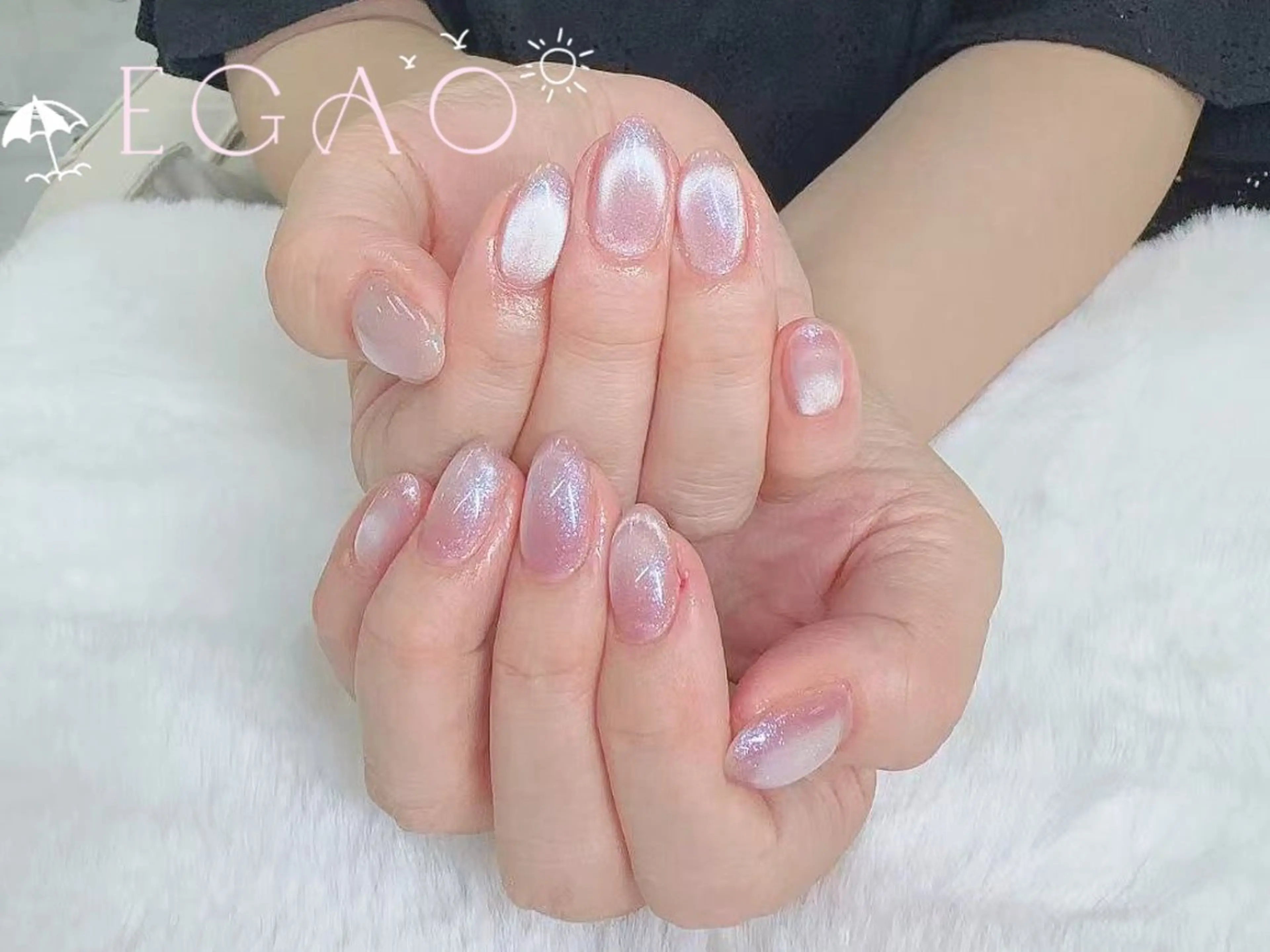 ネイル アートネイル フットネイル フレンチネイル ジェルネイル グラデーション ハンドネイル Egao Nail錦糸町店のネイルデザイン