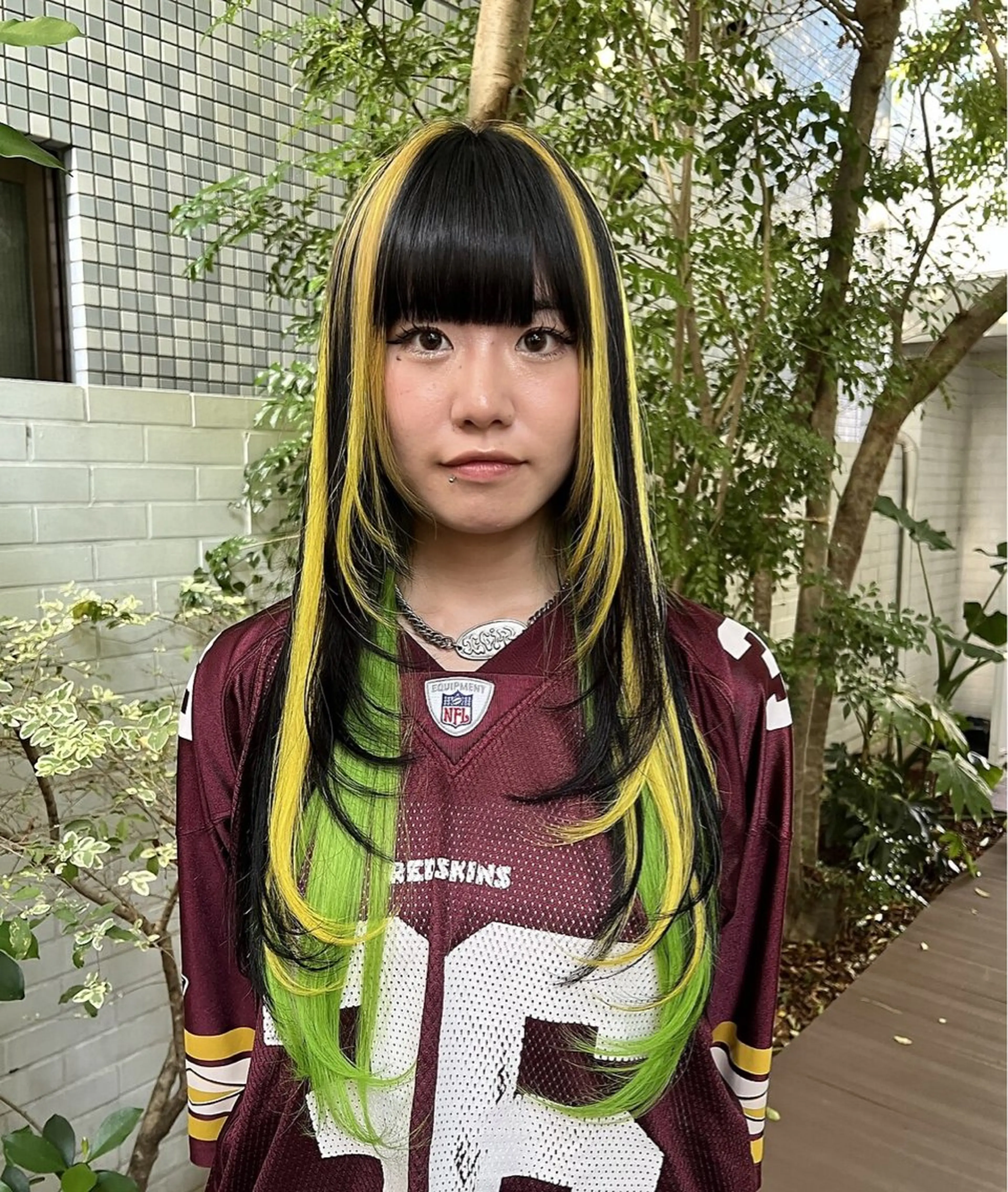 ロング シールエクステ ボブ エクステ ロング 吉村 憂々のヘアスタイル