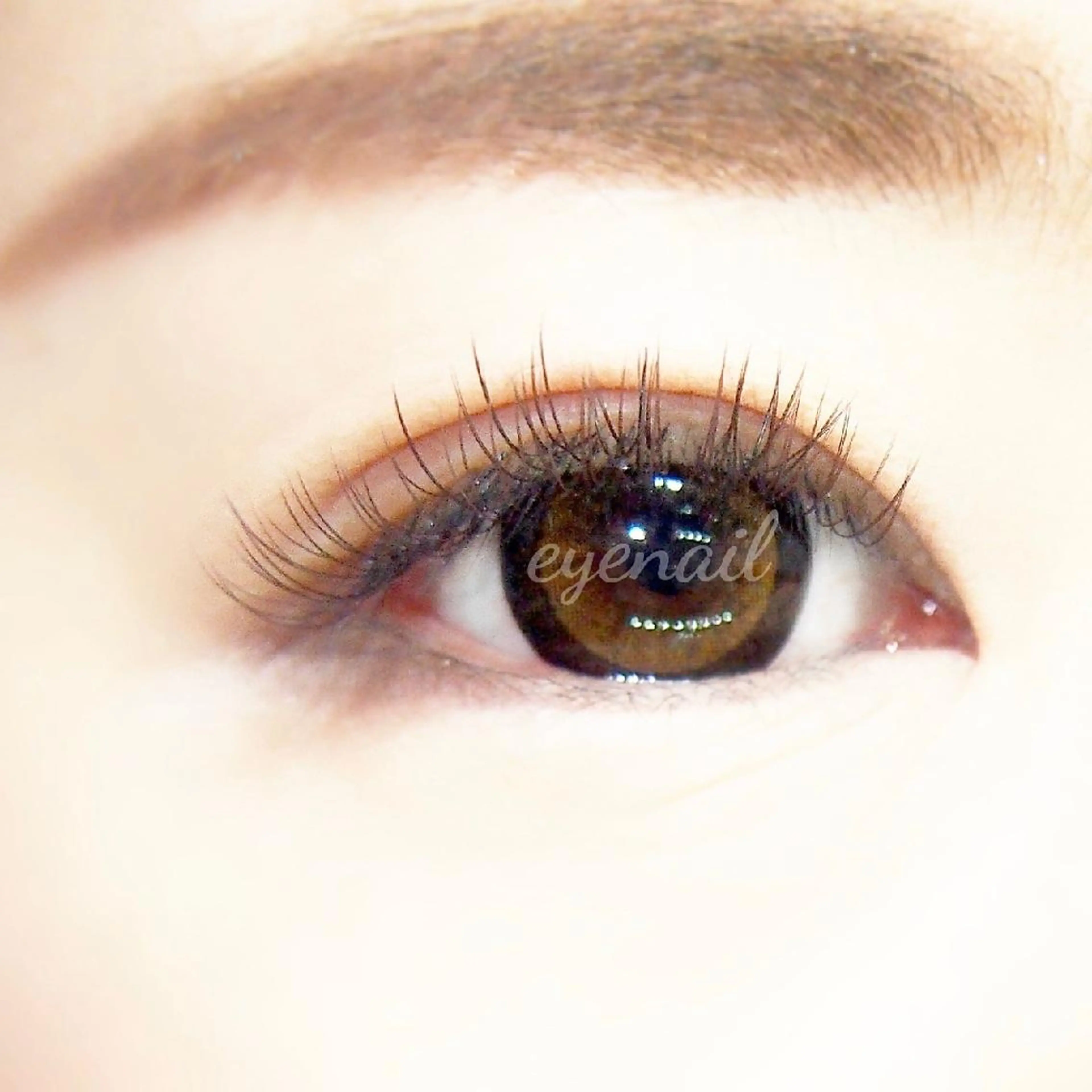 マツエク・マツパ カラーマツエク フラットラッシュ ナチュラル eyenail 𓂃◌𓈒♡のマツエク・マツパデザイン