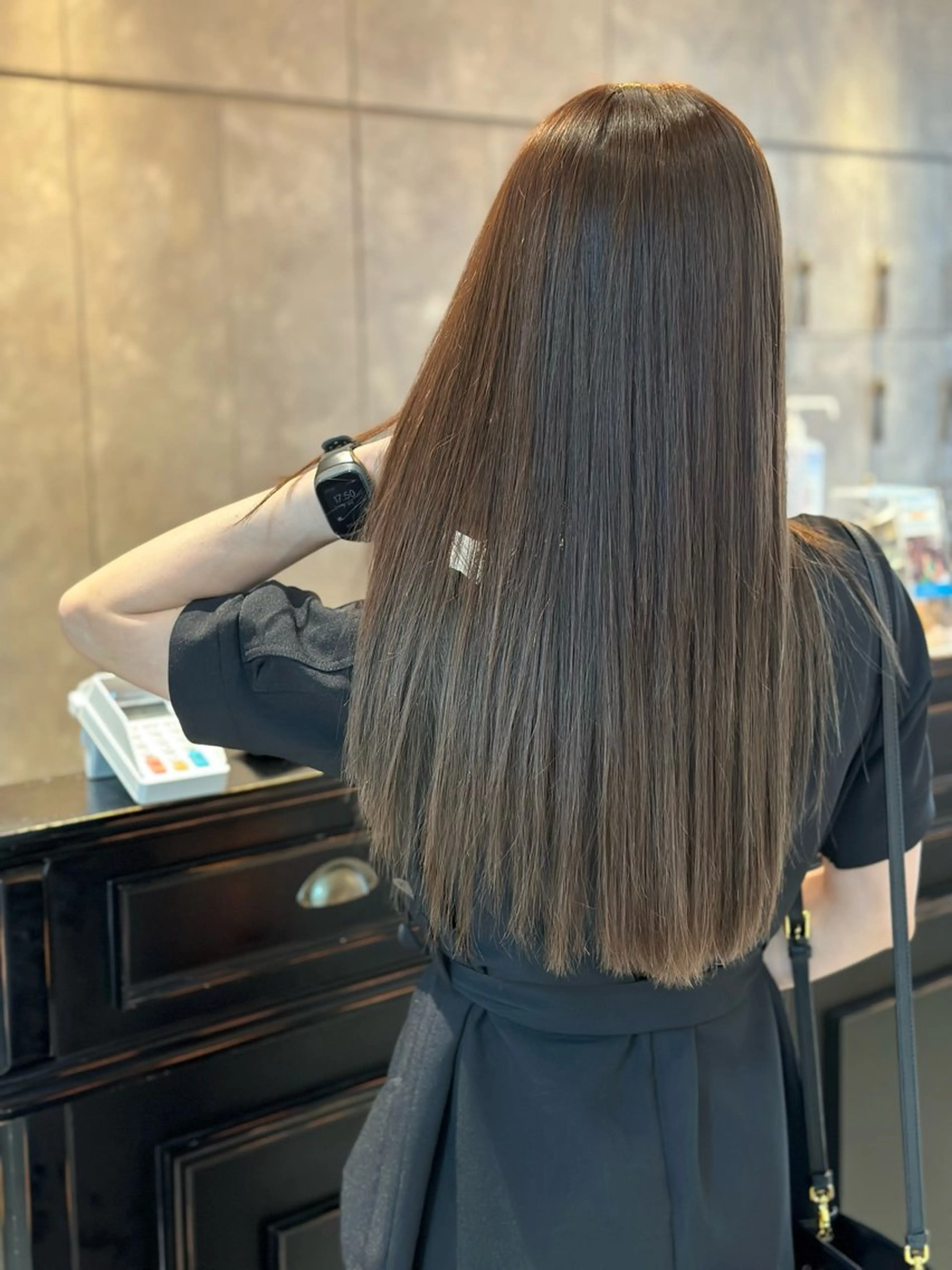 ロング カラー バレイヤージュ ベージュカラー ブリーチ ダブルカラー ハイライトカラー カット ヘアカラー トリートメント BRAIDS💎愛子 大人ハイライト💎のヘアスタイル