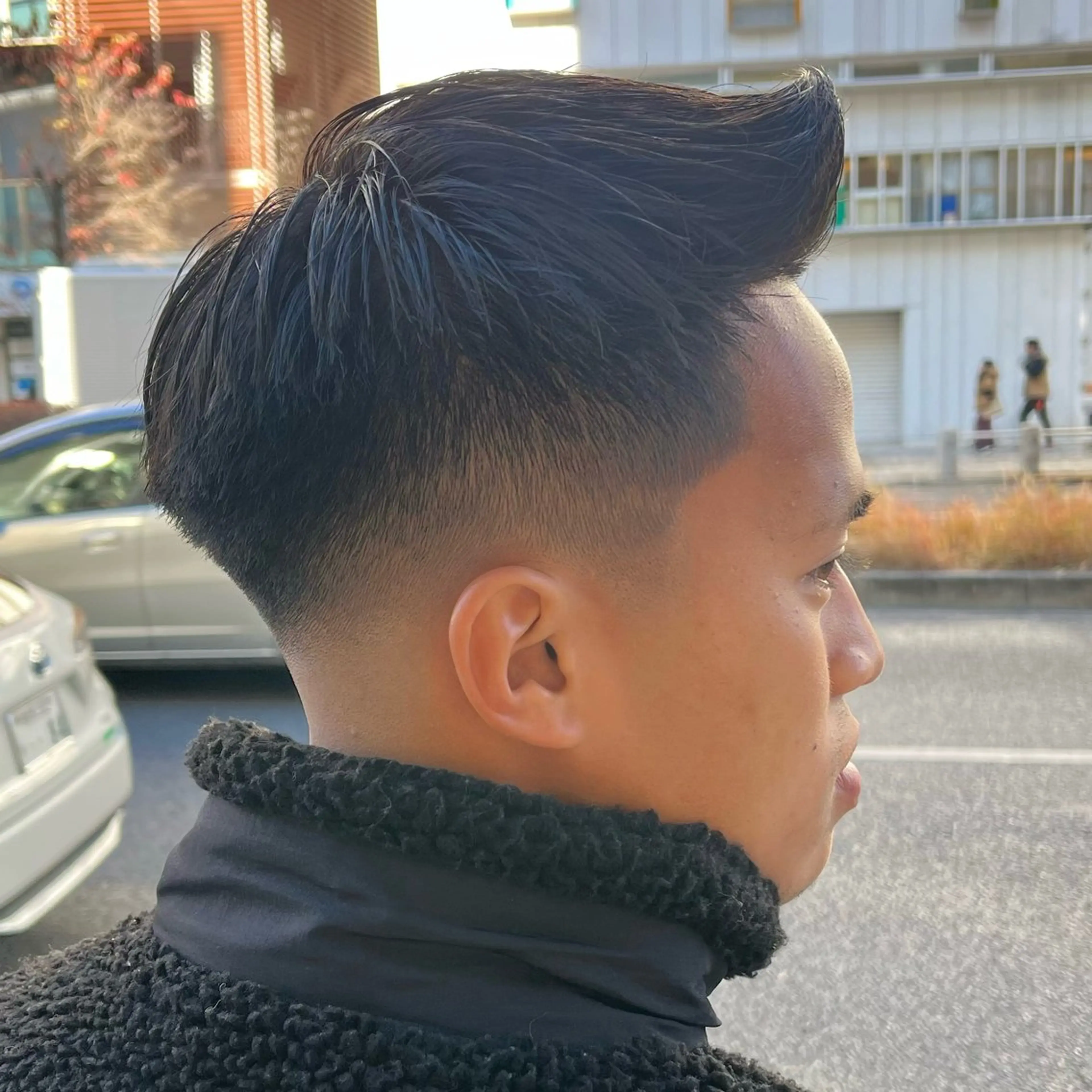 ショート メンズ フェードカット メンズパーマ スキンフェード スパイキーショート ショートヘア カット 立川/メンズパーマ 厚進太郎のヘアスタイル