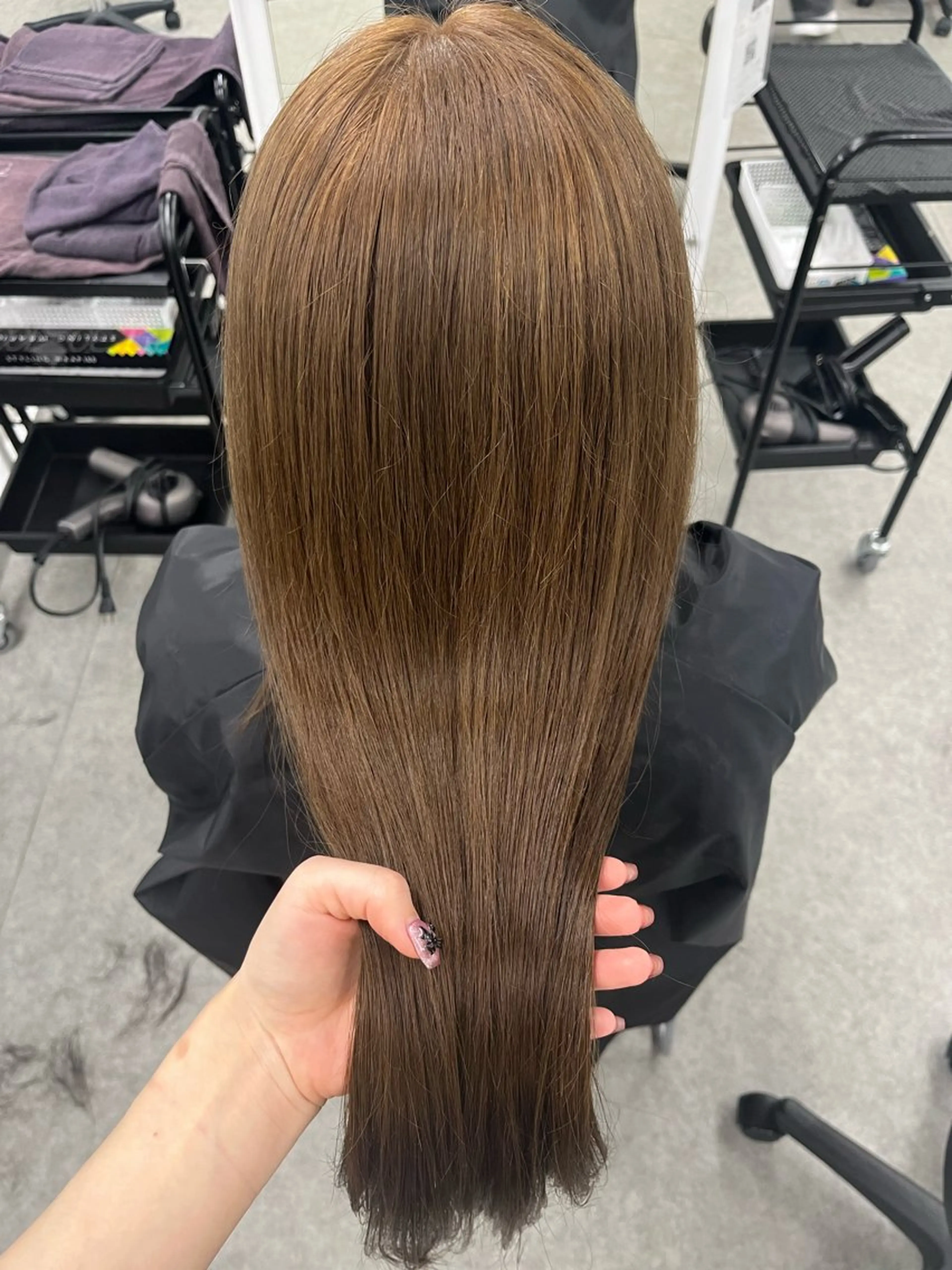 カラー ベージュ・ラベンダー カラー🎀りりのヘアスタイル