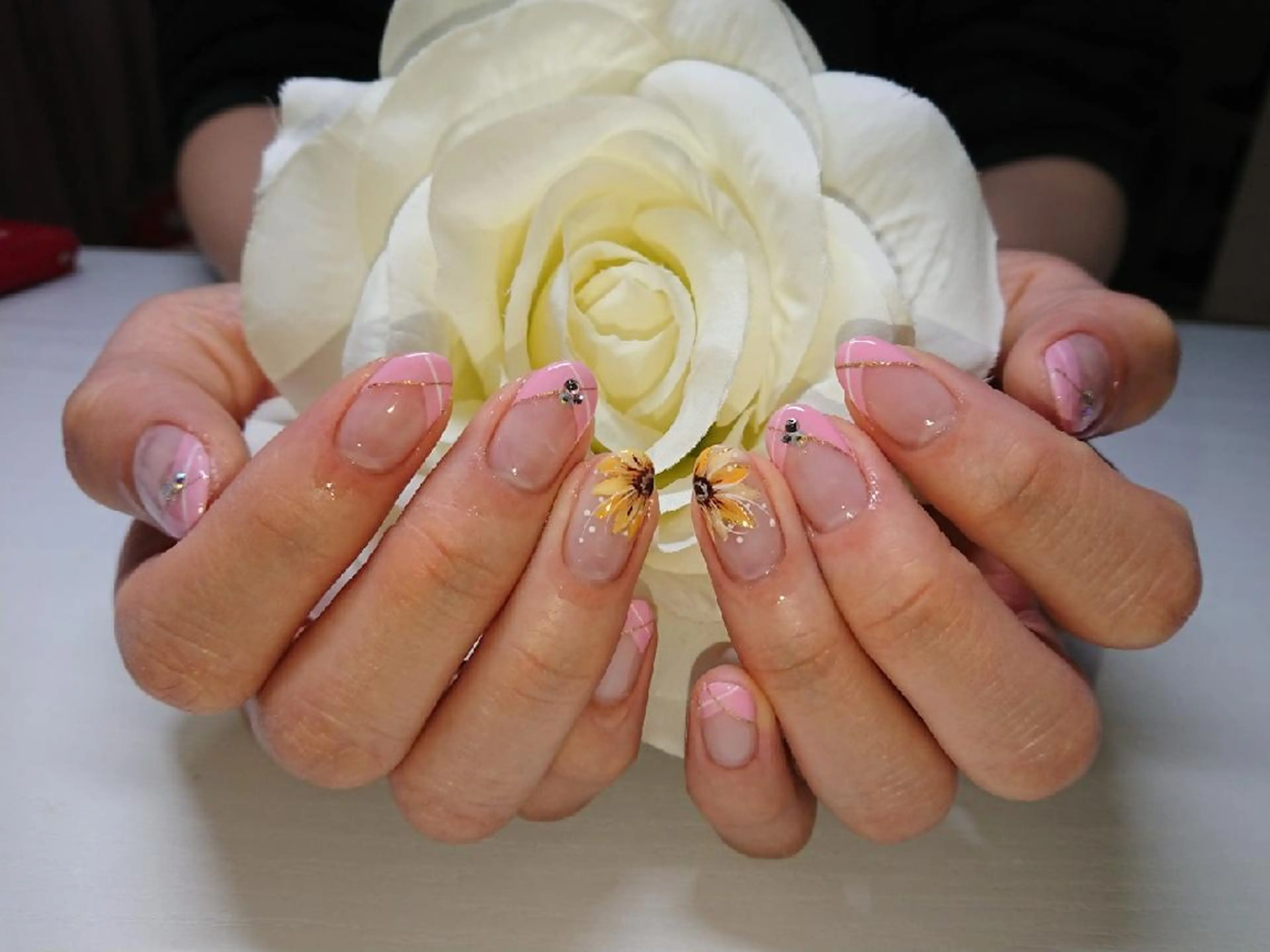 セミロング ネイル nail salon Blancのネイルデザイン