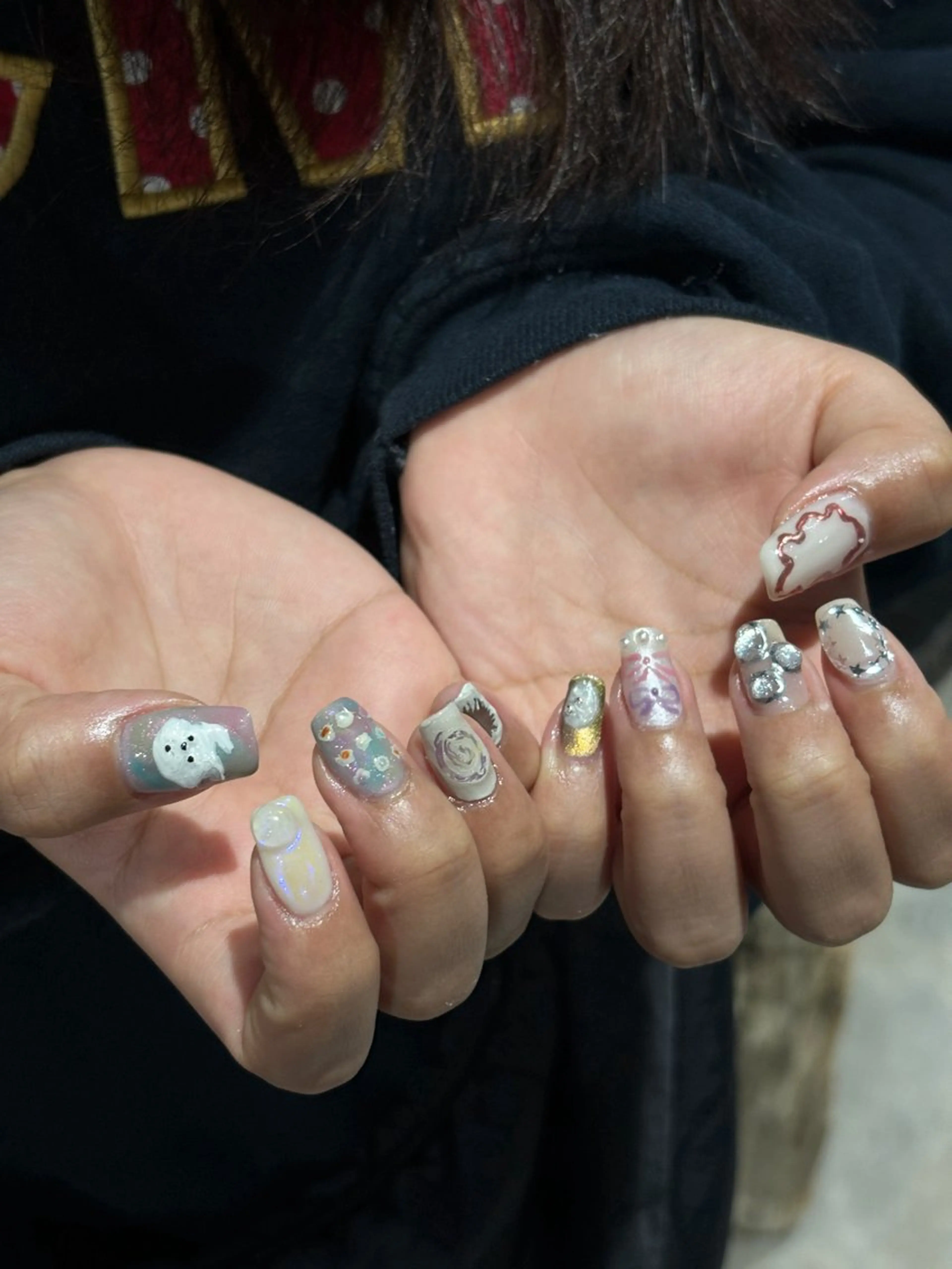 ネイル hinako /個性派ニュアンスのネイルデザイン