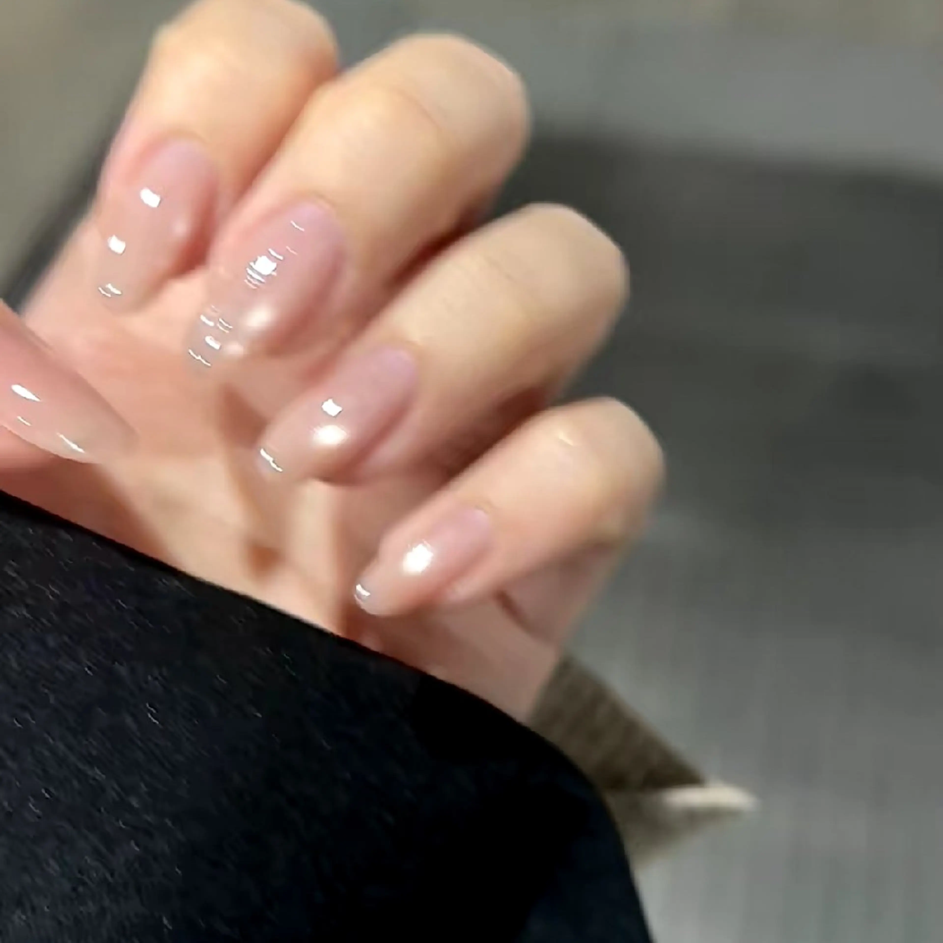 ネイル フレンチネイル ジェルネイル マグネットネイル マグネットフレンチ ニュアンスネイル ハンドネイル Lumière Nail 新大久保のネイルデザイン