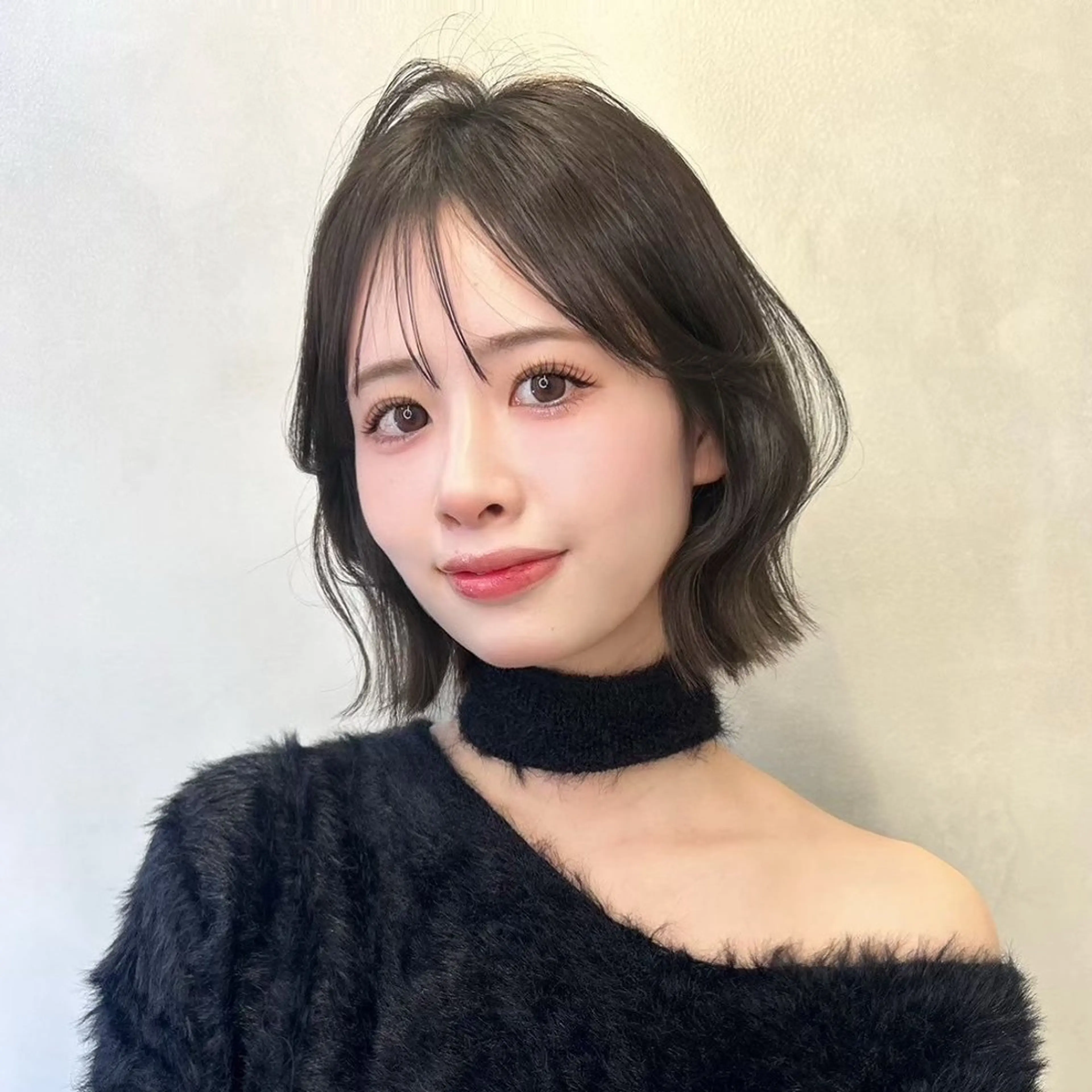 ショート カラー グレージュ 巻ける縮毛矯正/ボブ 小顔カット大和田拓夢のヘアスタイル