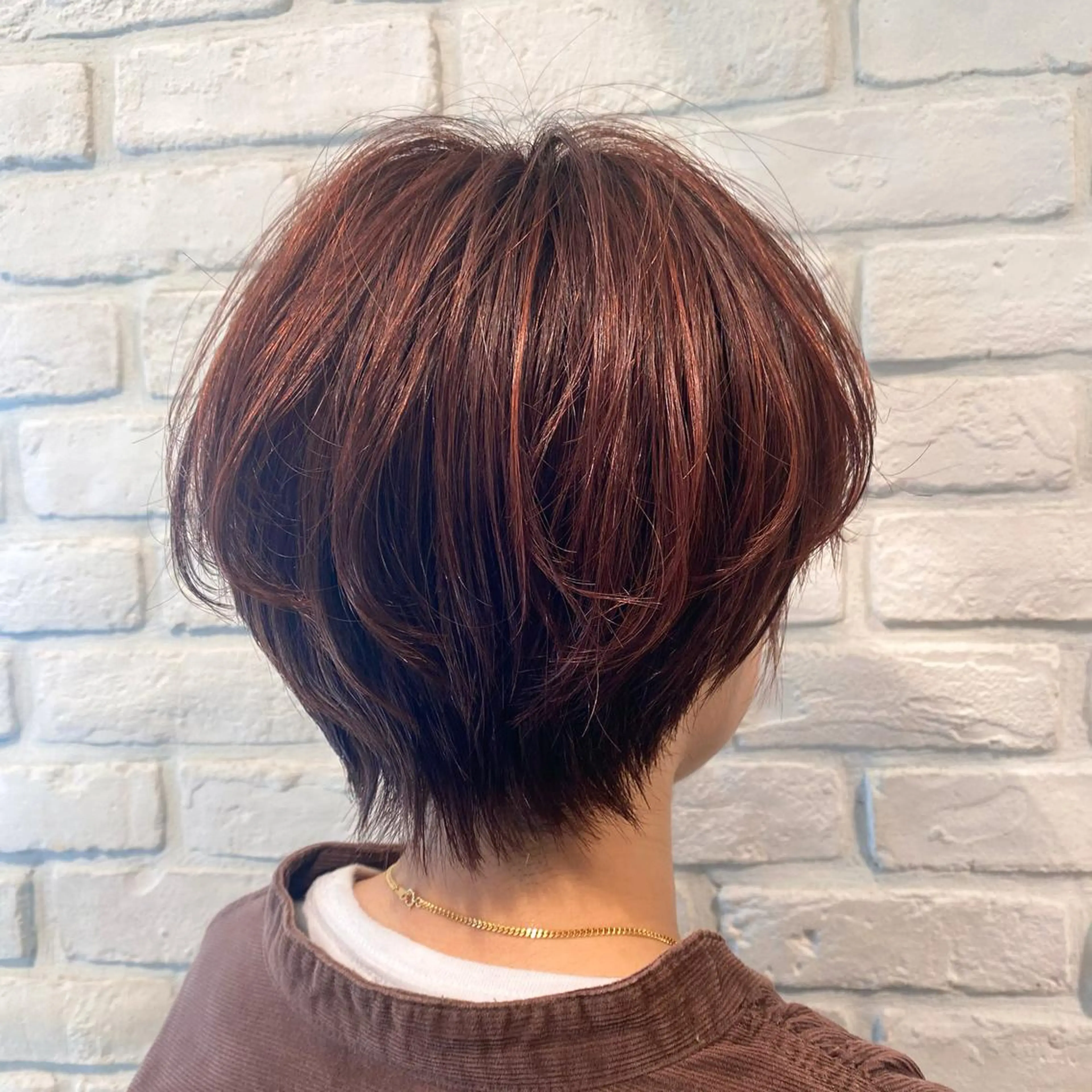 ショート カラー ベージュカラー🧸 伊藤なつみのヘアスタイル