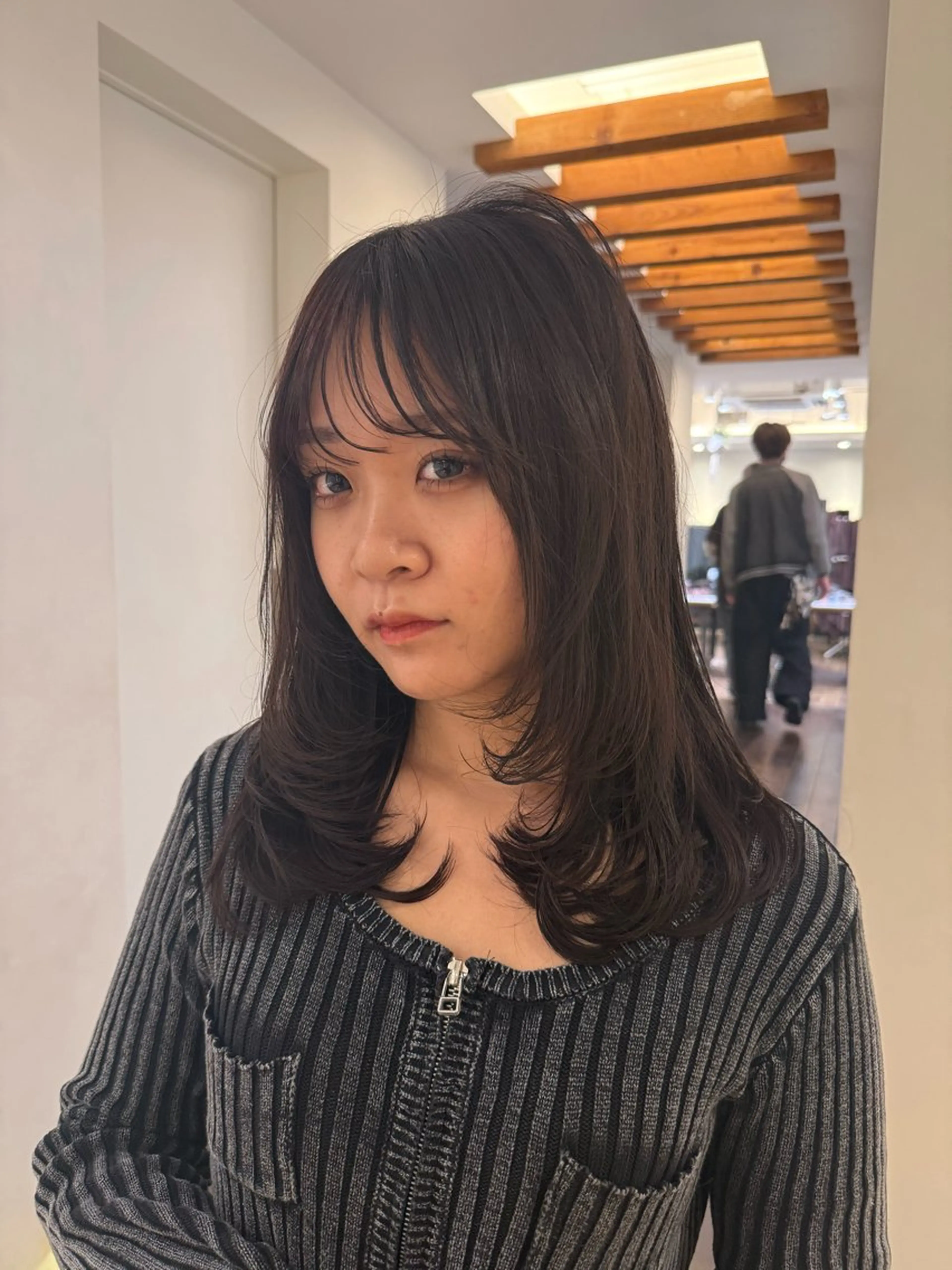 セミロング ハイライト ヘアカラー トリートメント ヘッドスパ 🎀無料モデル様 募集中💖ゆりのヘアスタイル