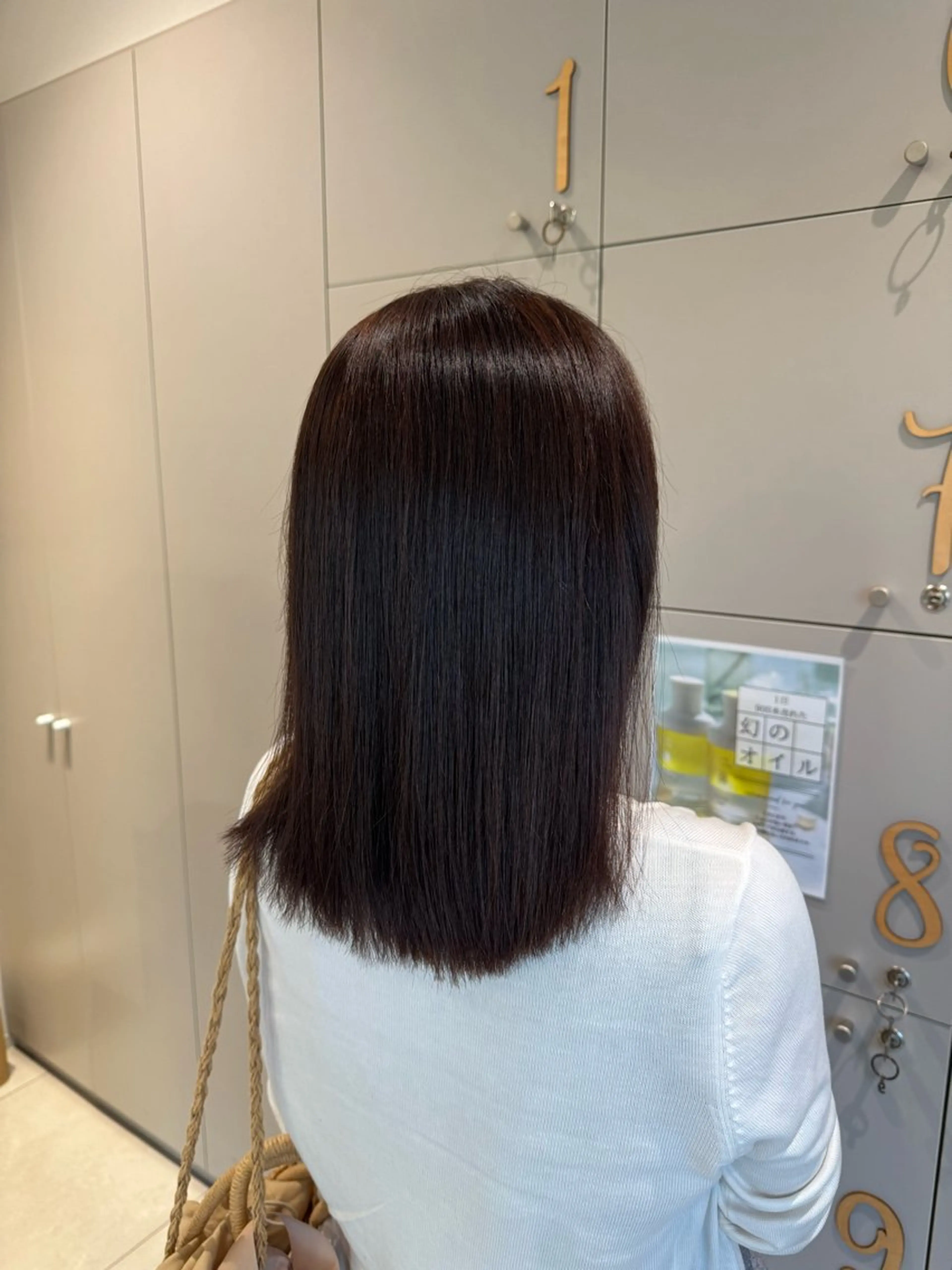 ミディアム カラー ヘアカラー CRECE💫永尾 胡桃のヘアスタイル