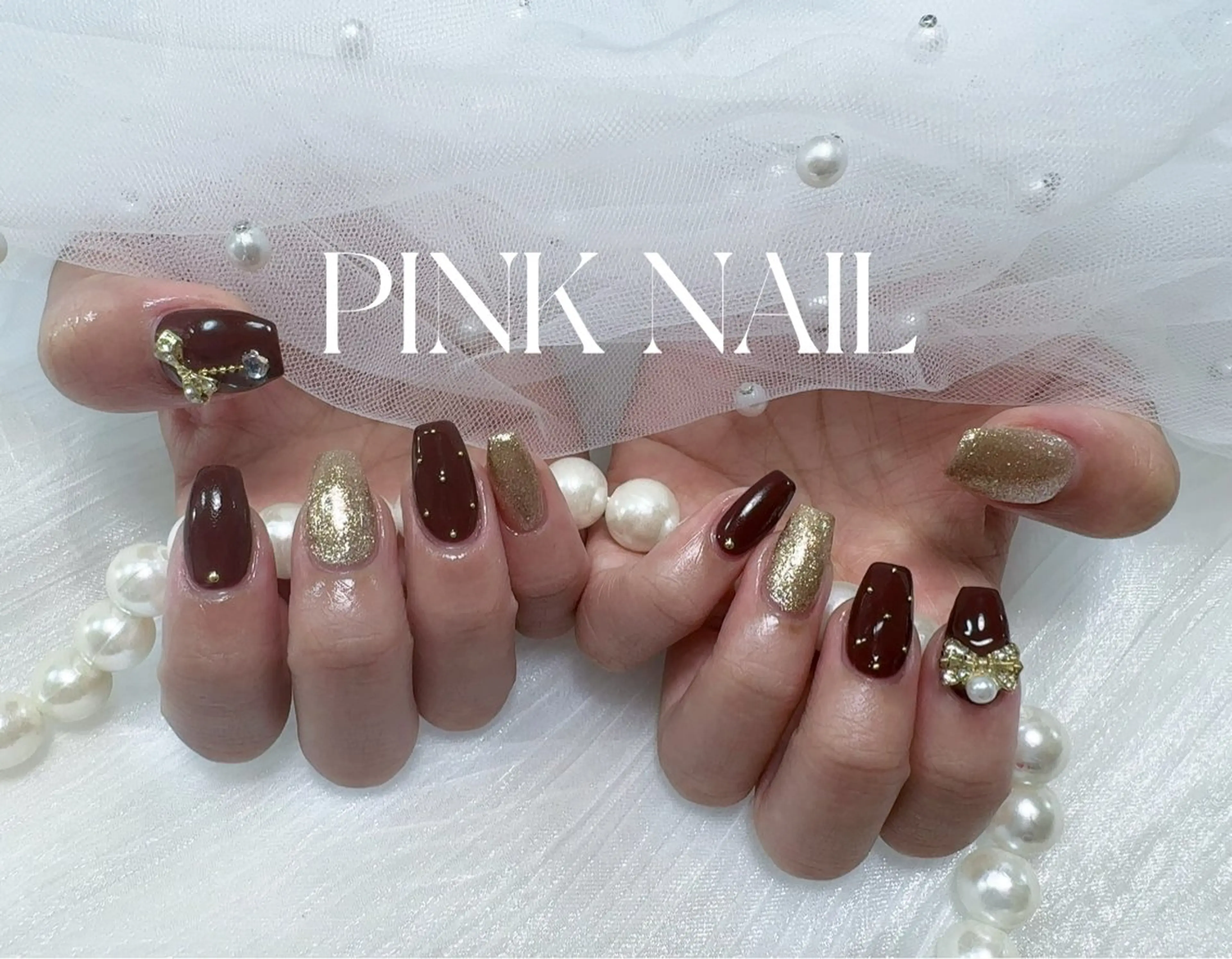 ネイル ハンドネイル pink nailのその他イメージ
