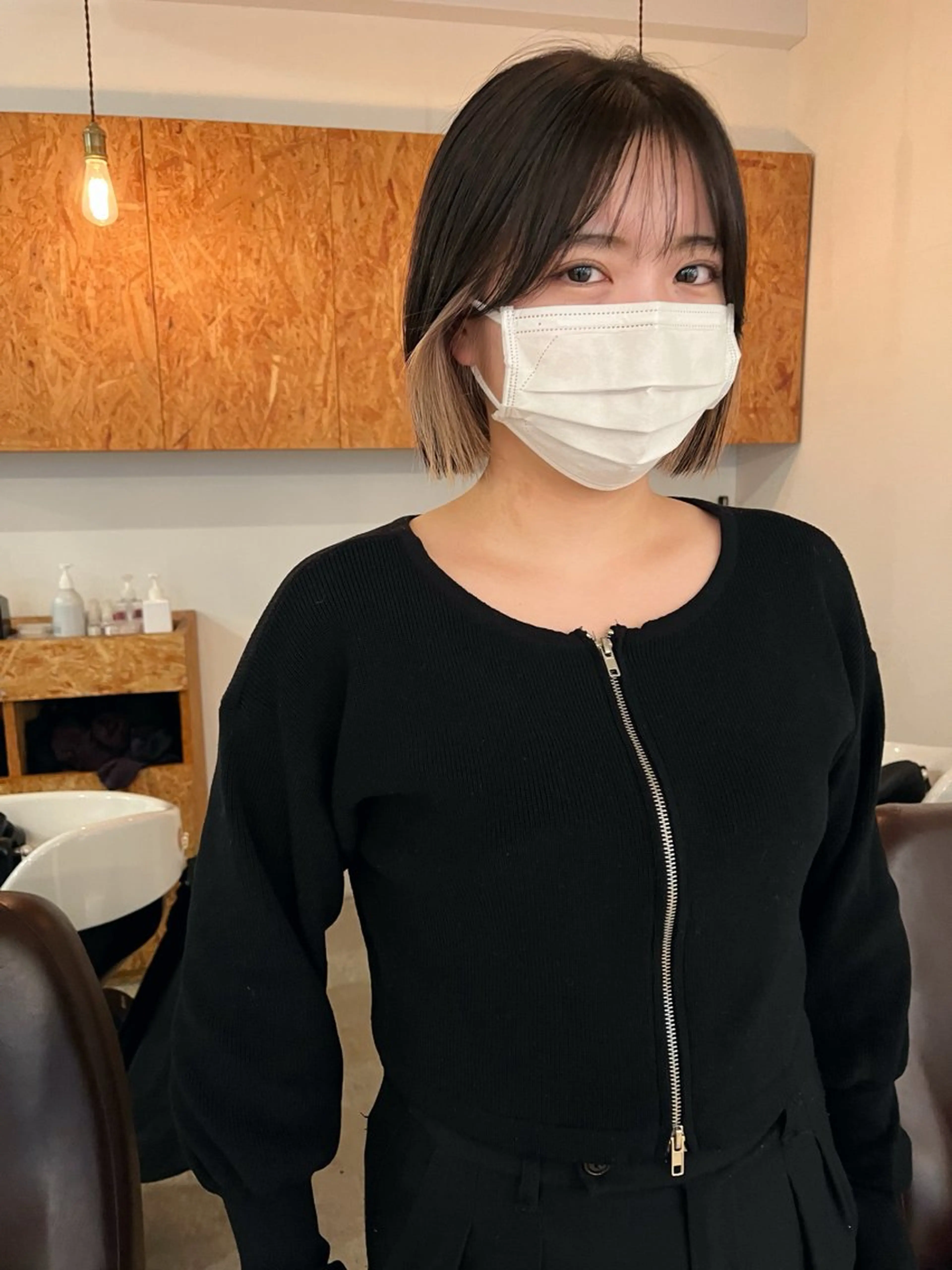 ショート カラー 暖色/パーマ 🌼クニトウメイのヘアスタイル