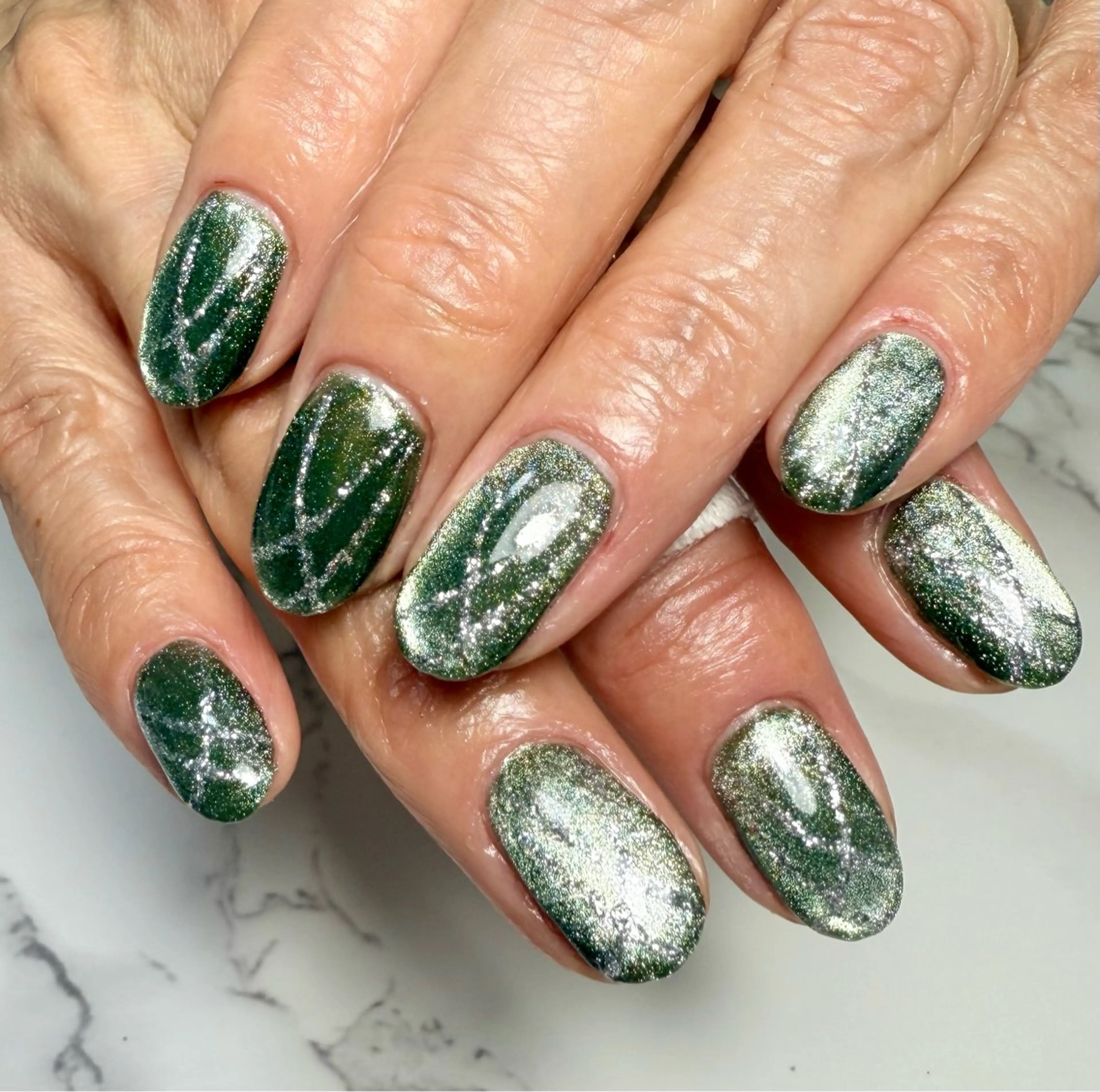 ネイル アニマル柄 アートネイル チークネイル フレンチネイル 氷ネイル・うるうるネイル M.N_ nailのネイルデザイン