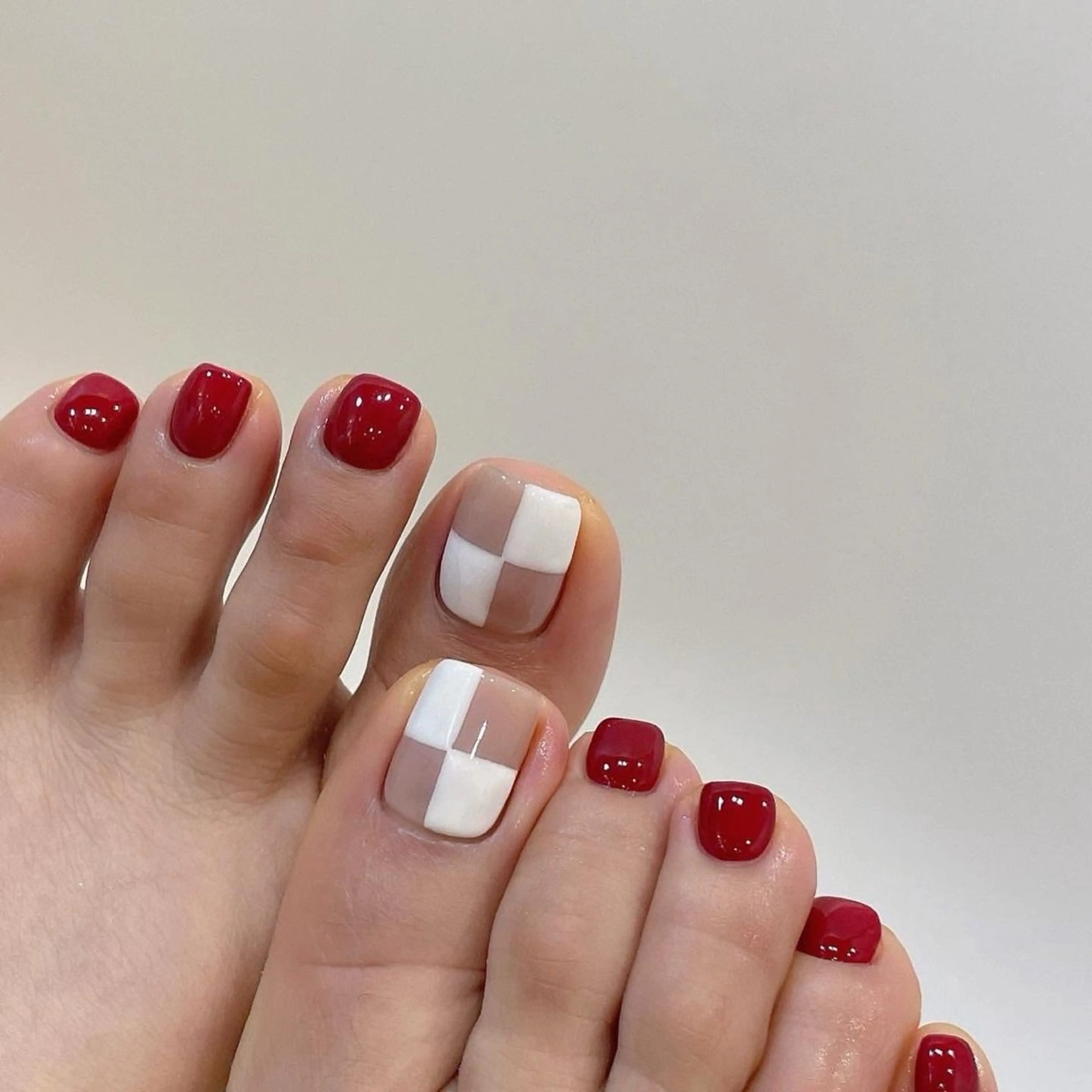 ネイル 韓国ネイル 持ち込み ニュアンスネイル ネイルチップ 冬ネイル RINN ANA.CHUOのネイルデザイン