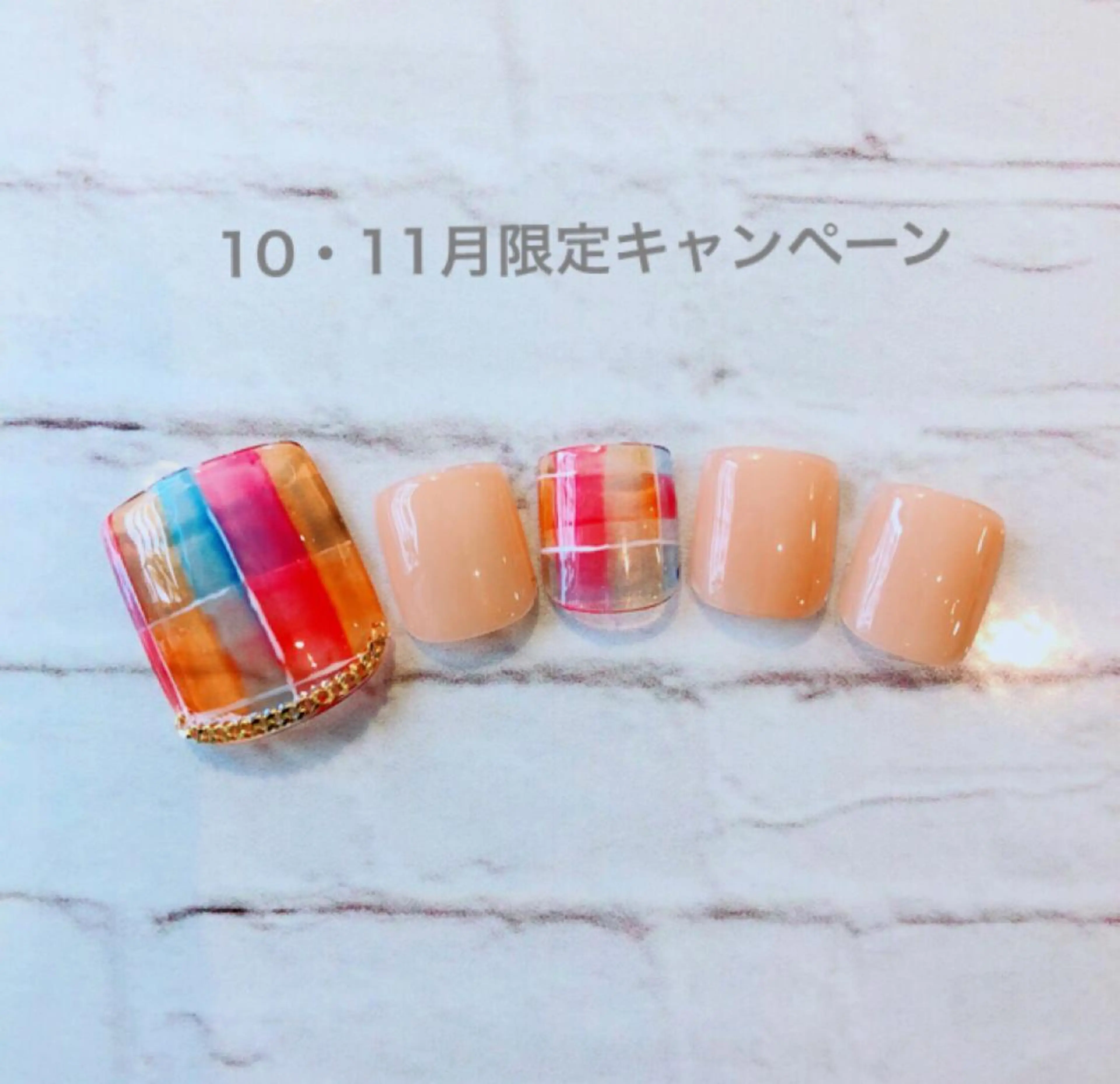 ネイル フットネイル shelf所属・shelf ⭐︎のネイルデザイン