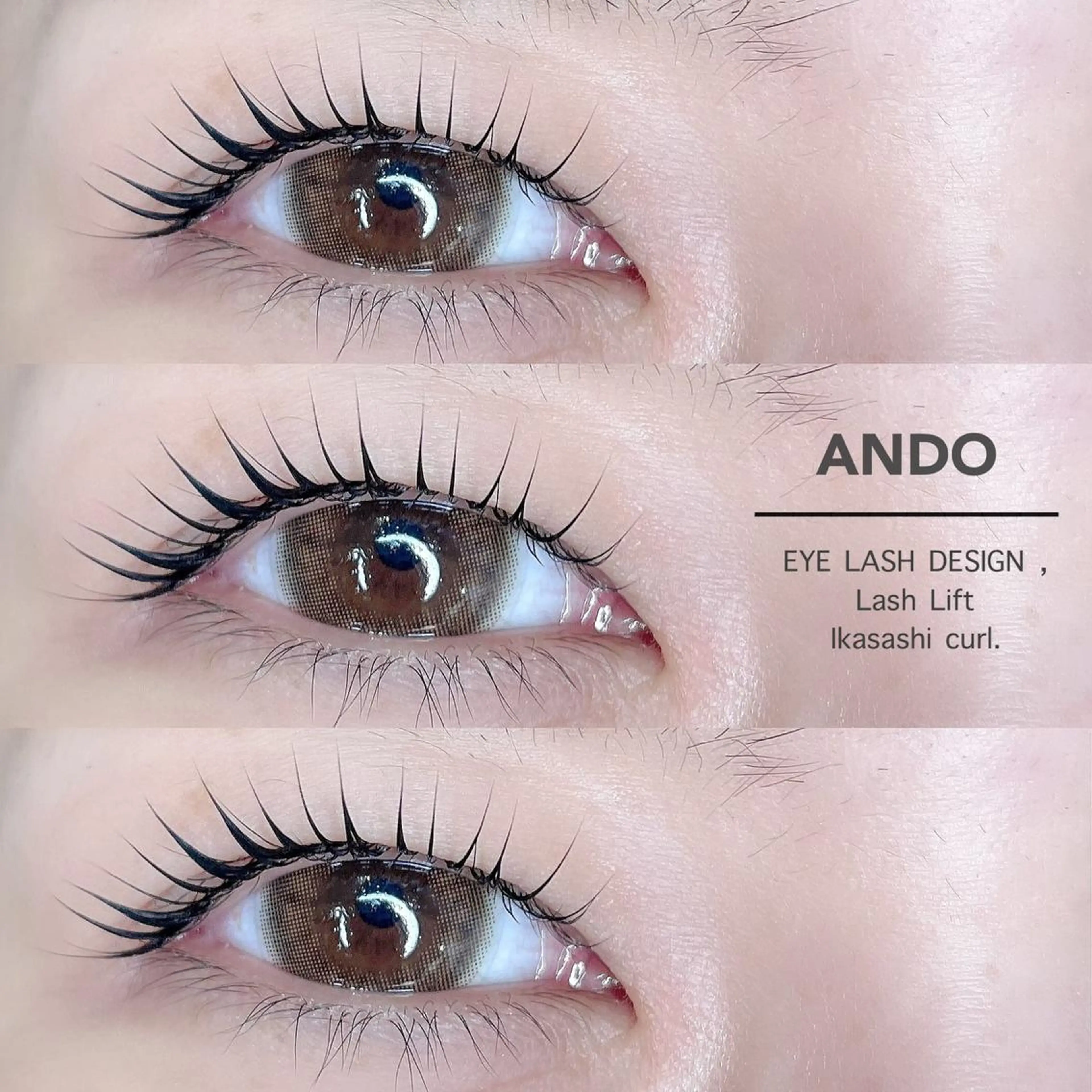 マツエク・マツパ マツパ ANDO HIKARIのマツエク・マツパデザイン