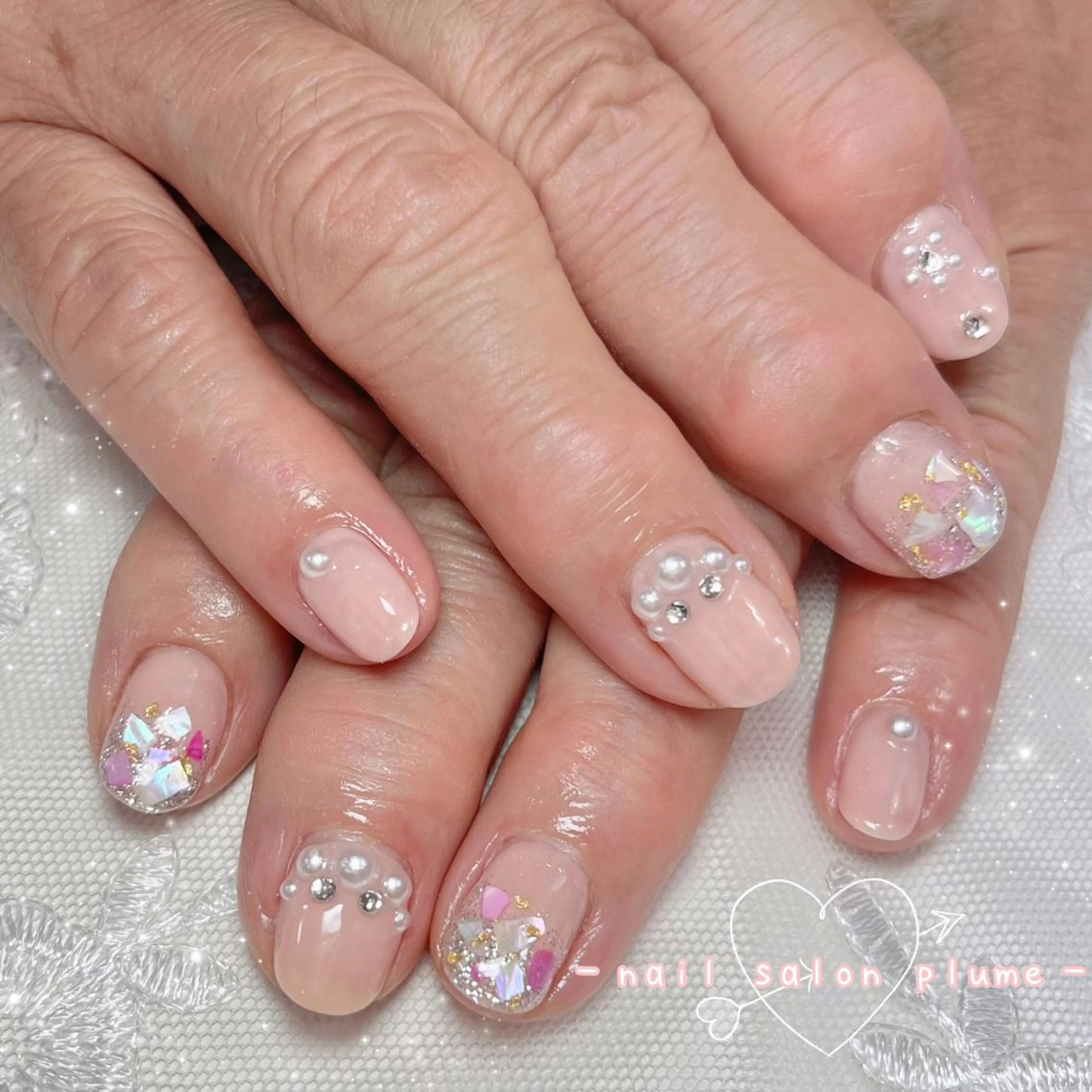 ネイル ハンドネイル plume nail ☆韓国ネイルのネイルデザイン