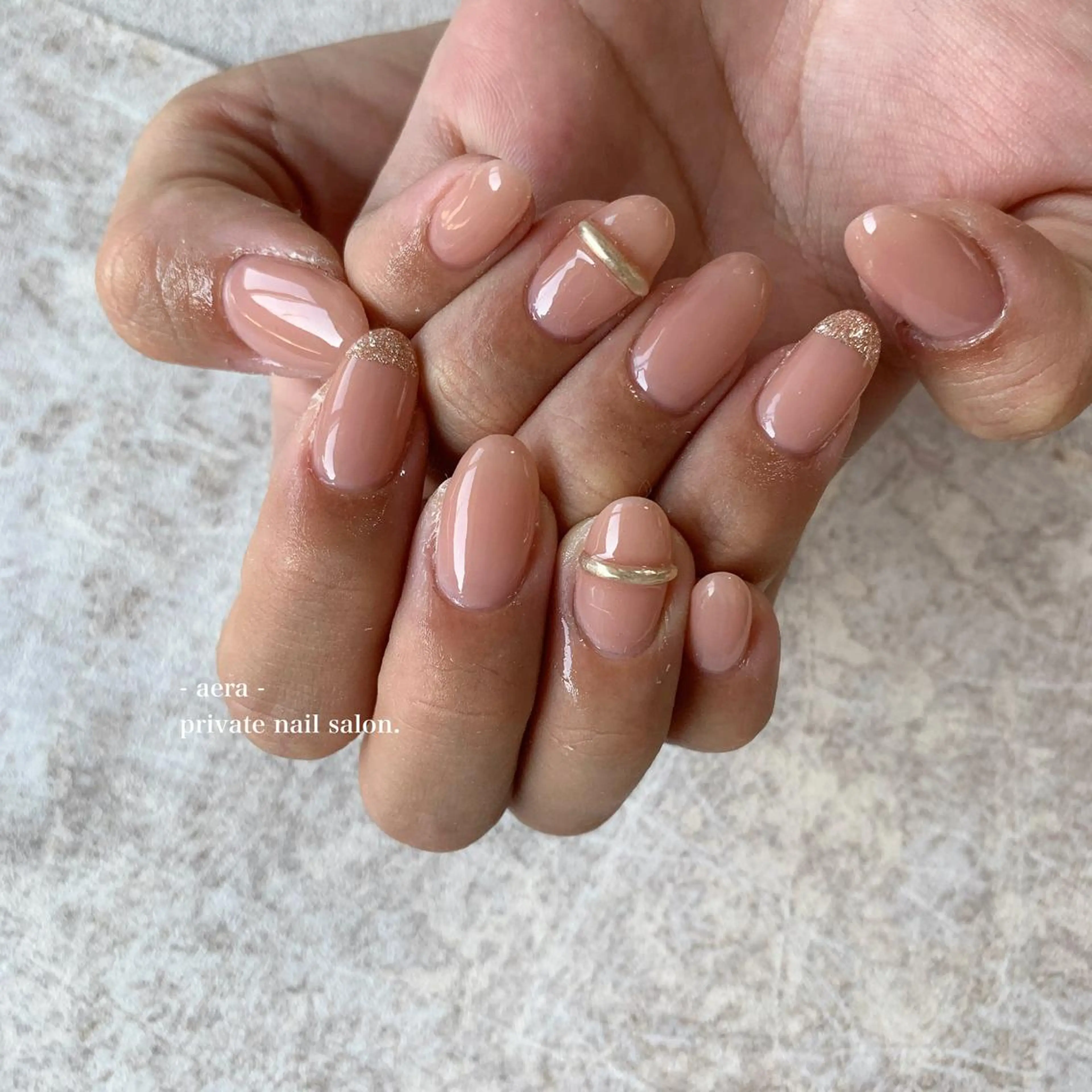 ネイル AERA nail shino🐱⸝꙳のネイルデザイン