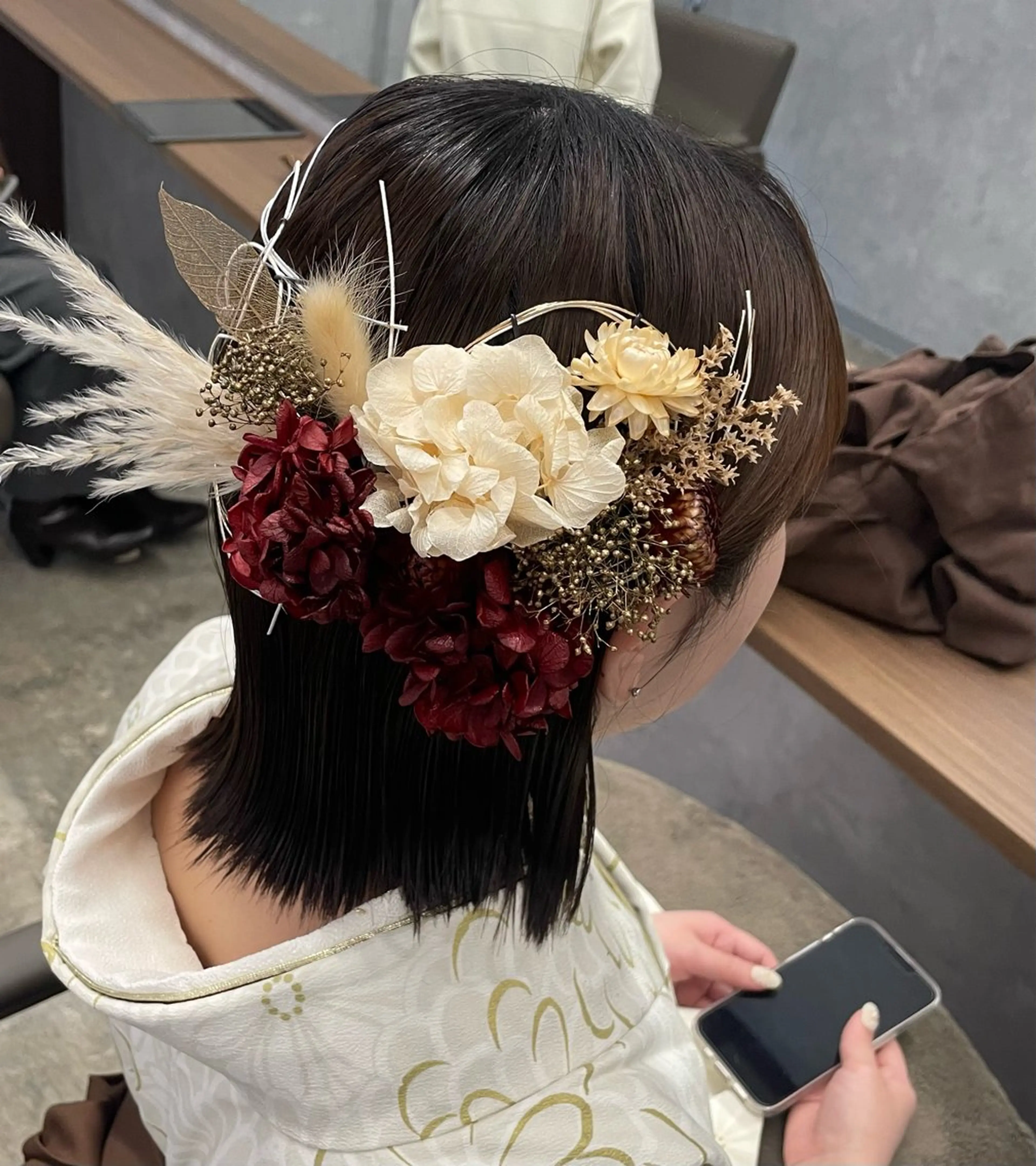 ミディアム 卒業式のヘアスタイル ヘアセット newi宮崎店 ゆきのヘアスタイル