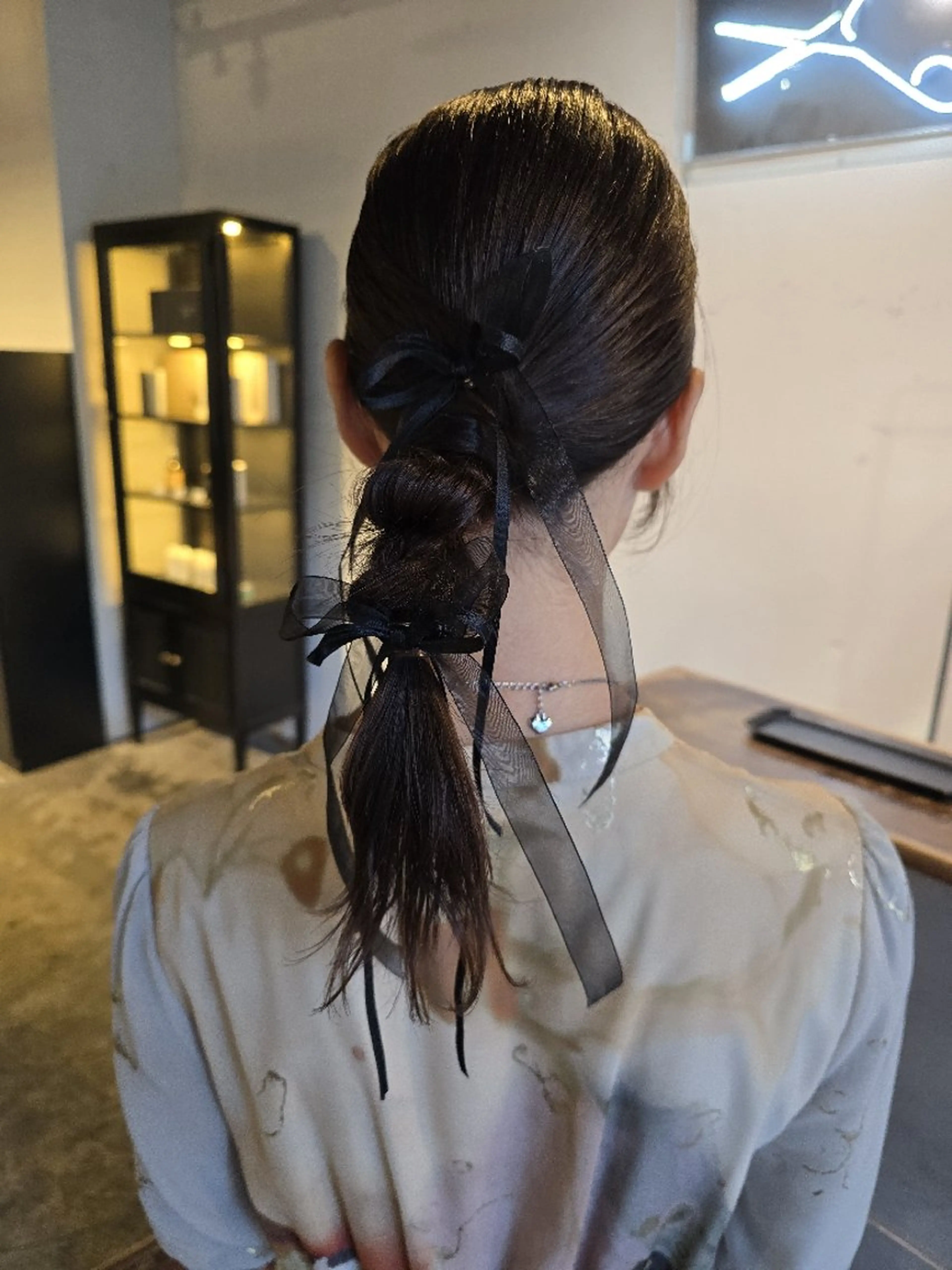 ミディアム ヘアアレンジ ヘアセット ハヤシ マユ ✂ 府中美容室のヘアスタイル