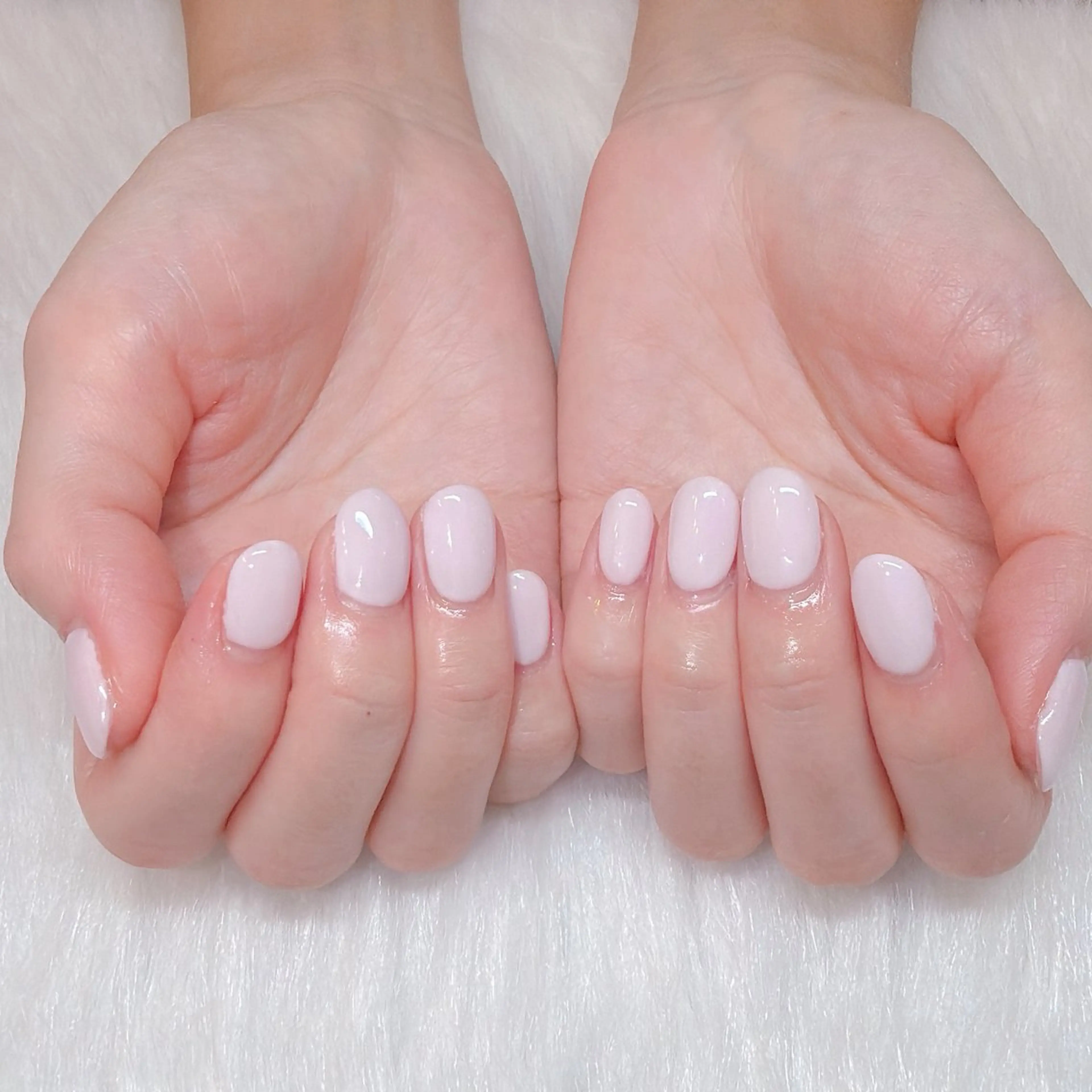 自爪ジェル🫧ワンカラー(ラメ、フラッシュ可)の写真