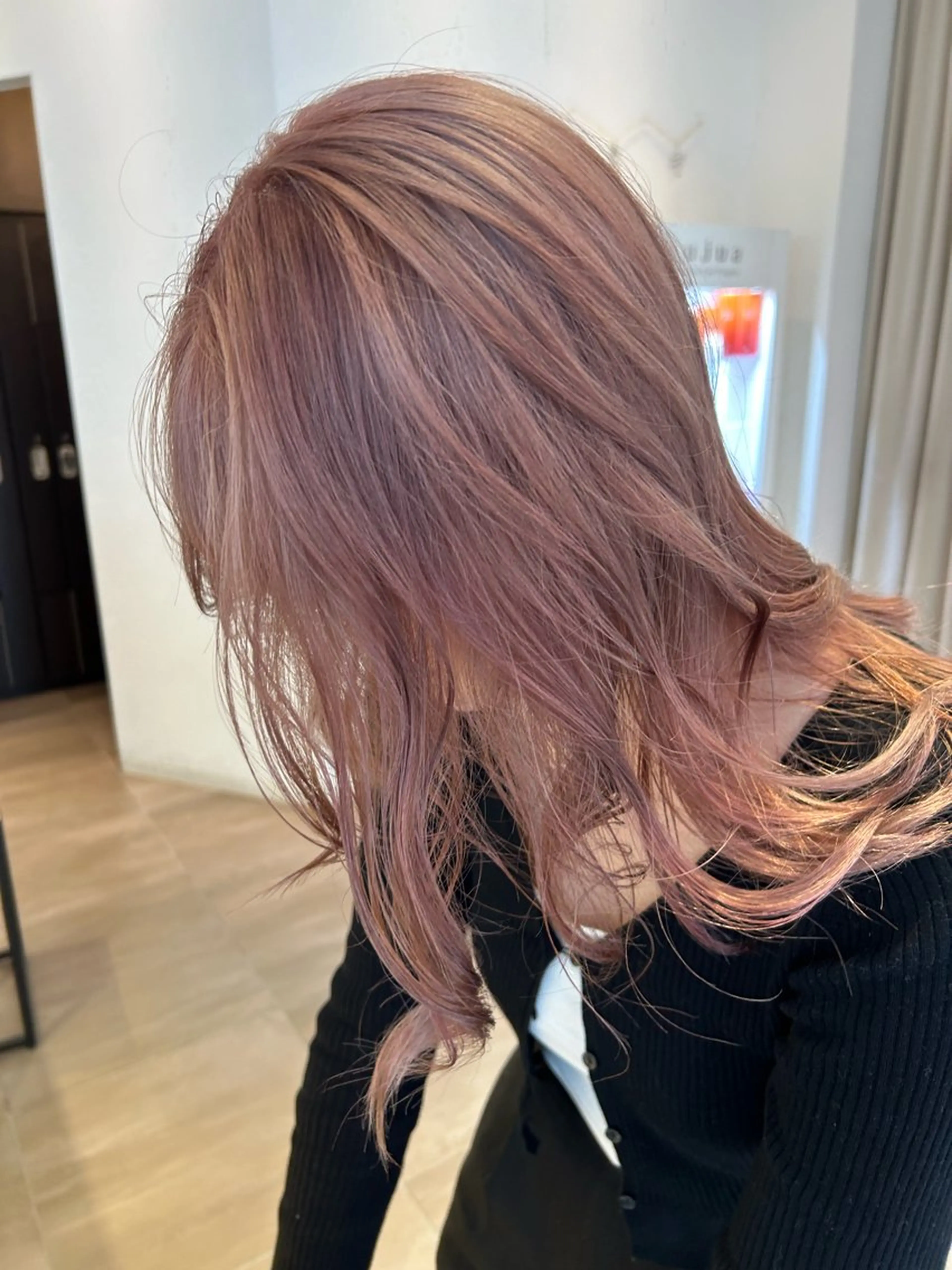 セミロング ヘアカラー 🕯透明感カラー/ 似合わせレイヤー🎀のヘアスタイル