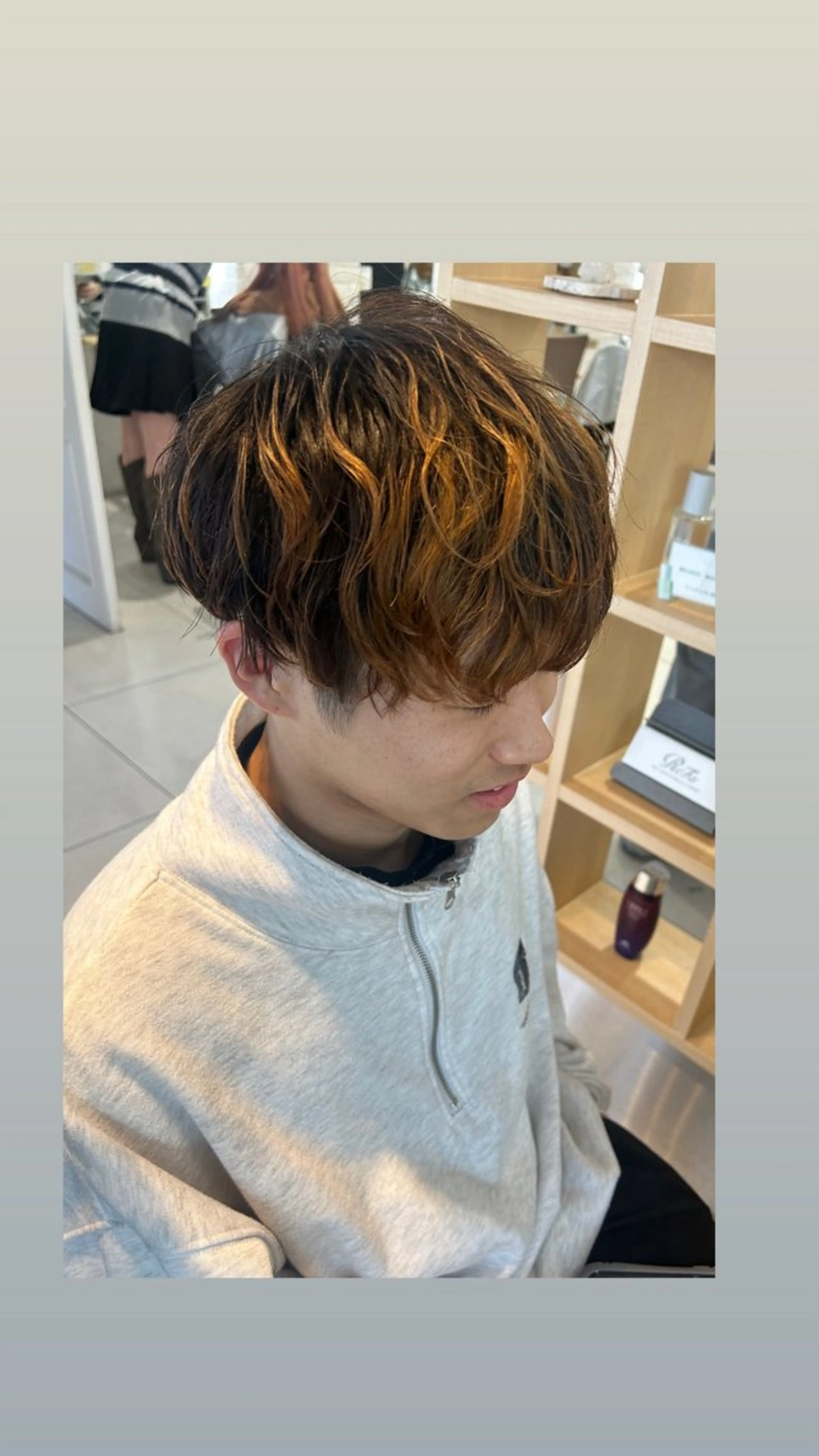 パーマ メンズ メンズパーマ ニュアンスパーマ 検定モデル募集中🎀 黒木彩未のヘアスタイル