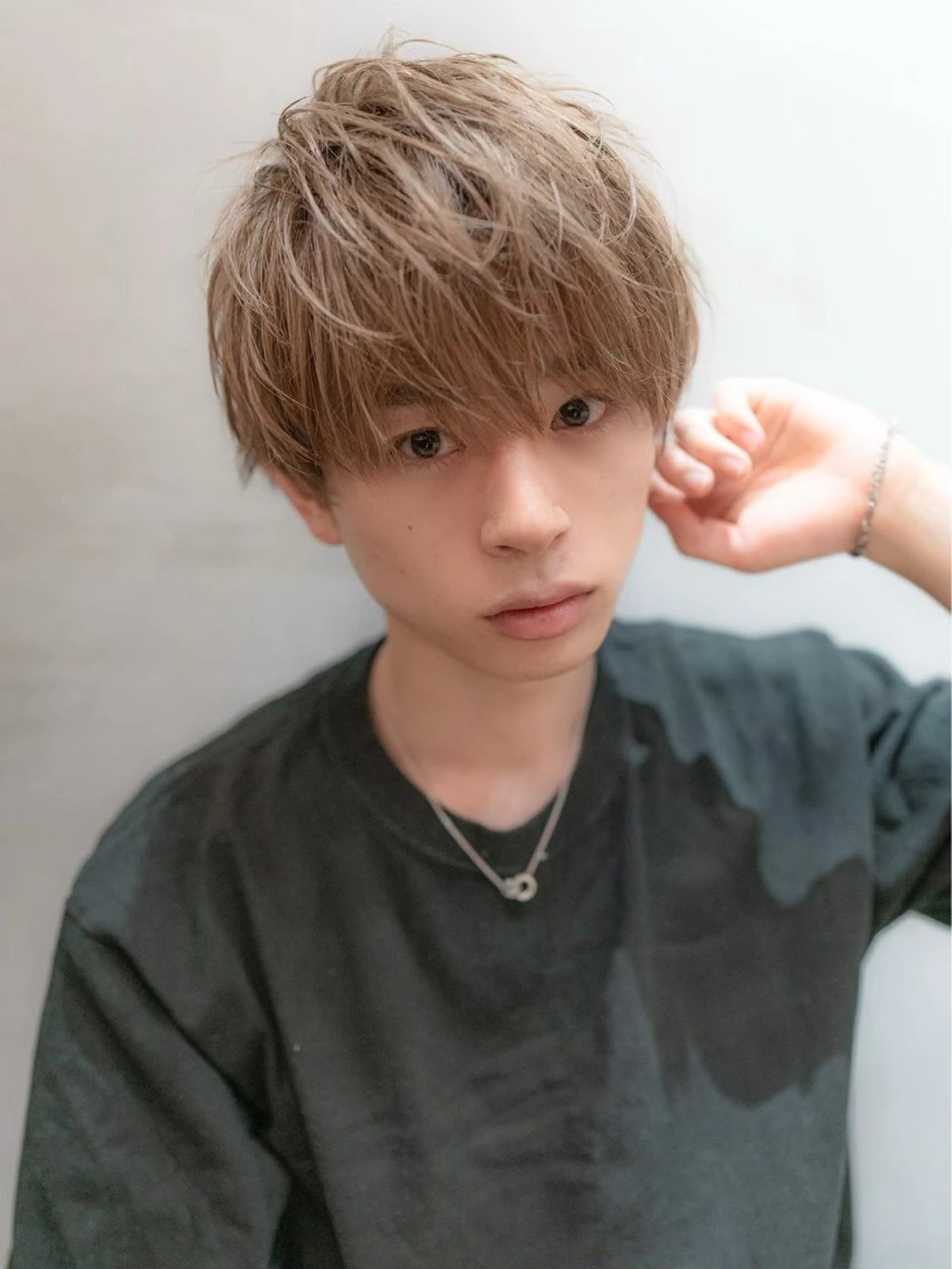 ショート メンズ ⚡メンズパーマフ ェードカットTomyのヘアスタイル