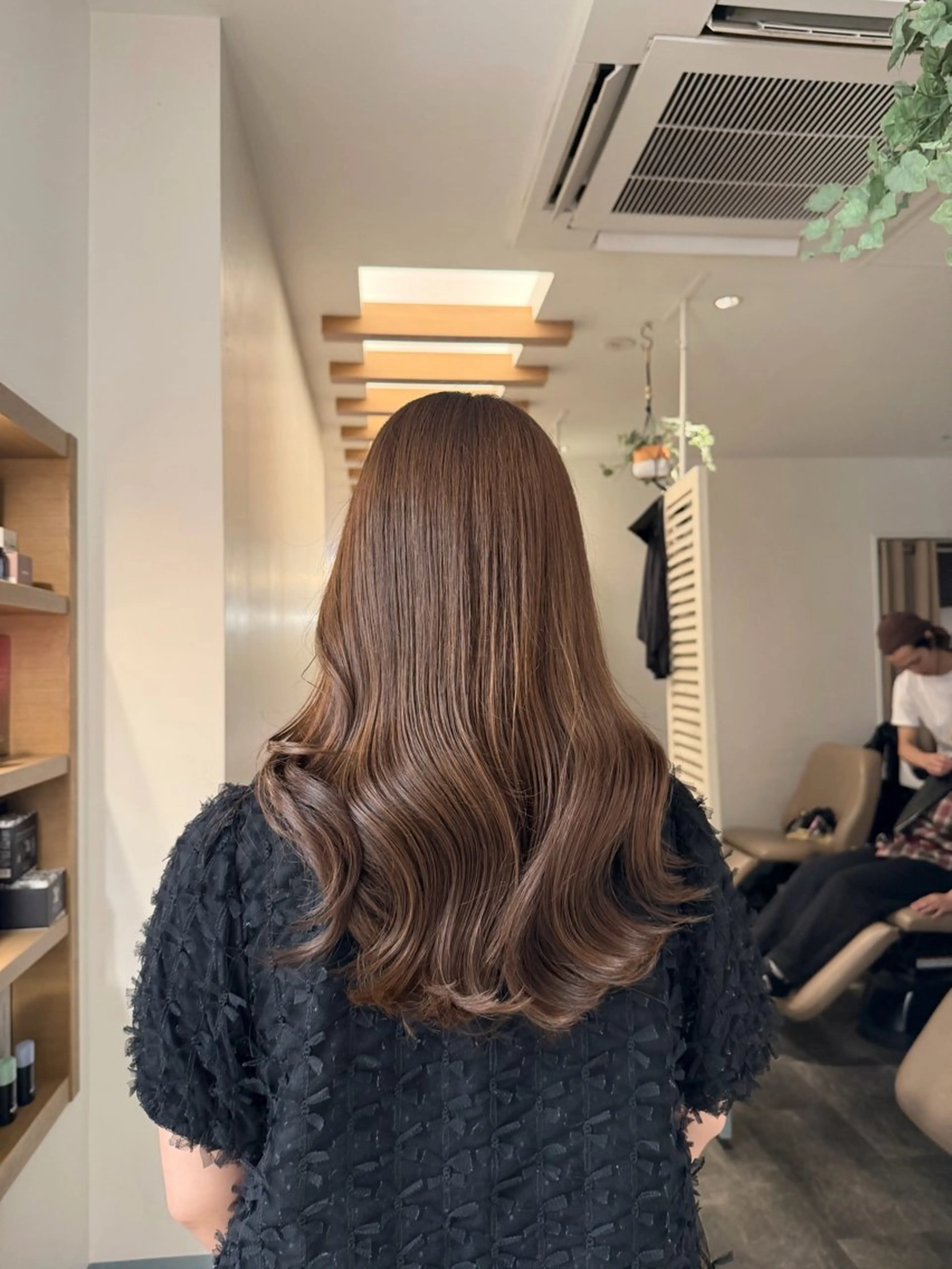 セミロング ヘアカラー FUJIIKANON /パーマモデル募集中のヘアスタイル