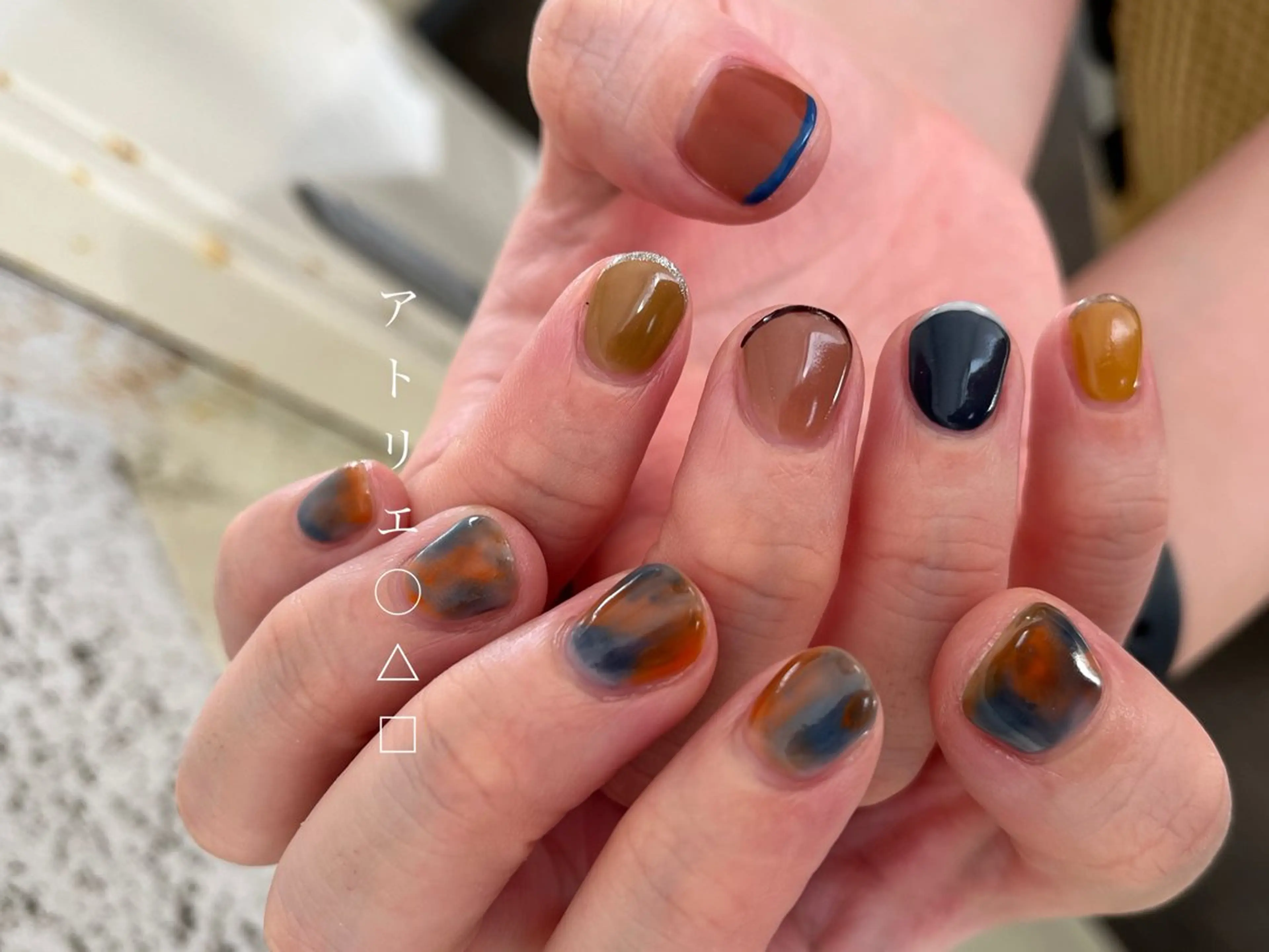ネイル ハンドネイル アトリエ ○△□のネイルデザイン