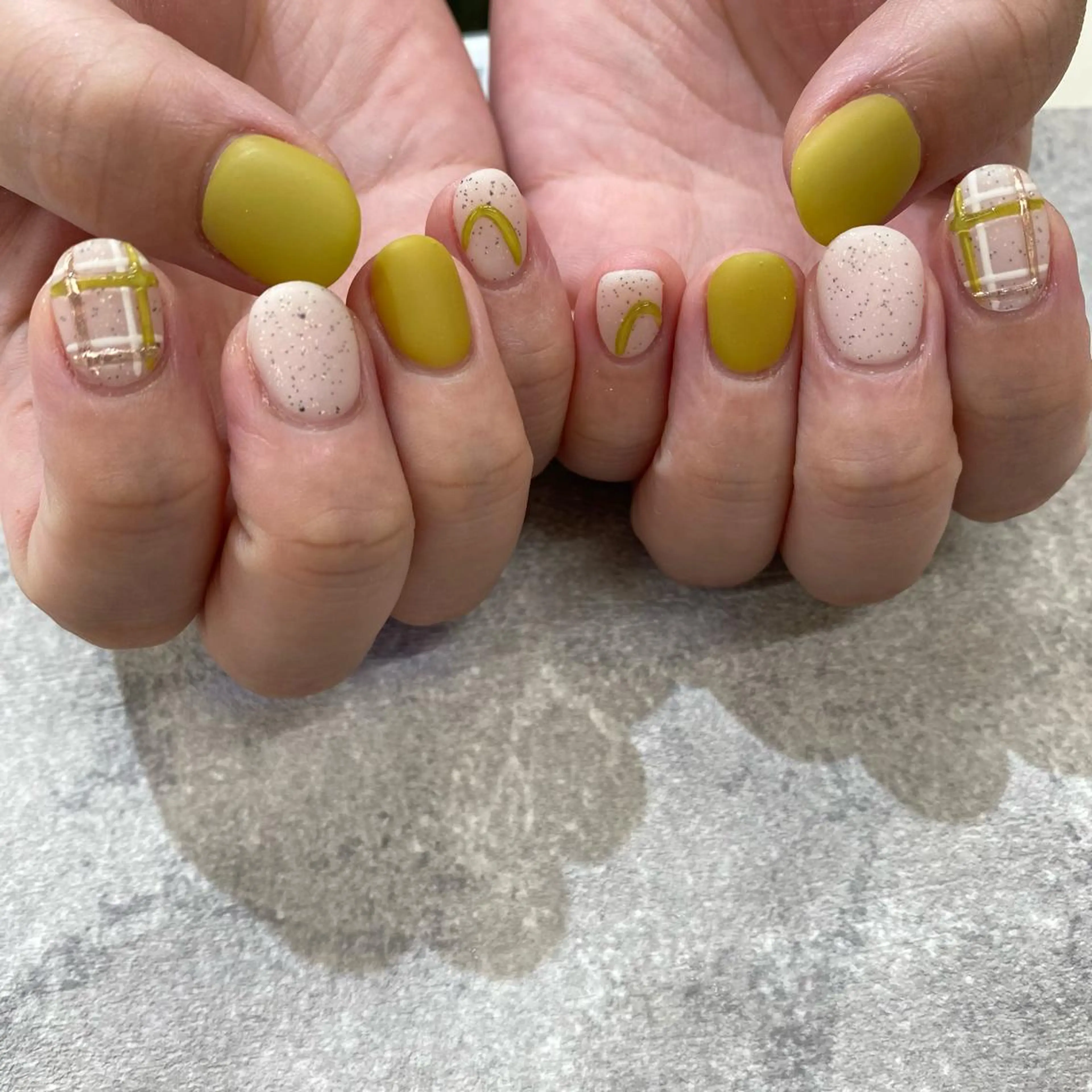 ネイル マットネイル BellFlower Rioのネイルデザイン