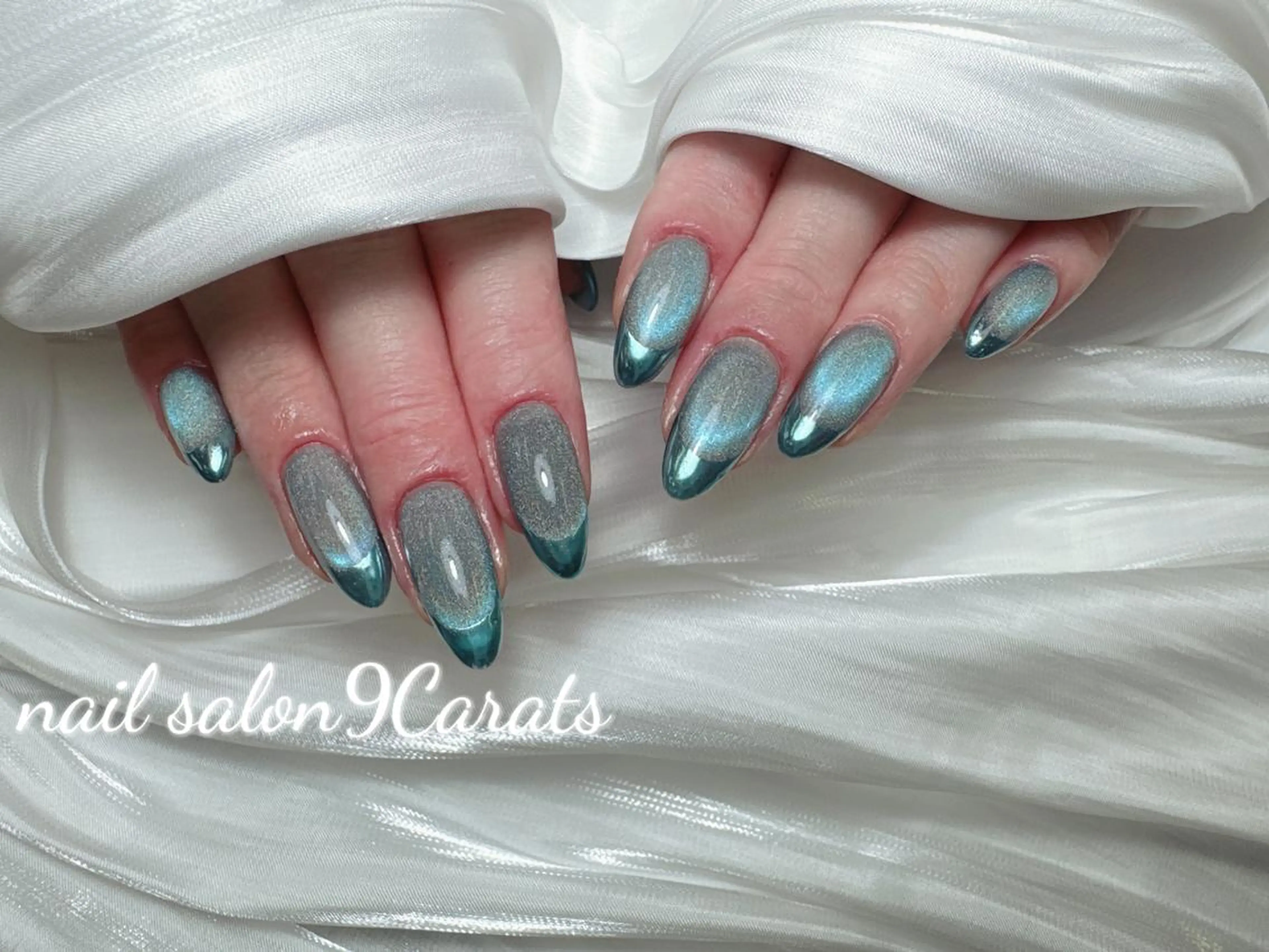 ネイル 💜ワンホンネイル ナインカラット💎のネイルデザイン