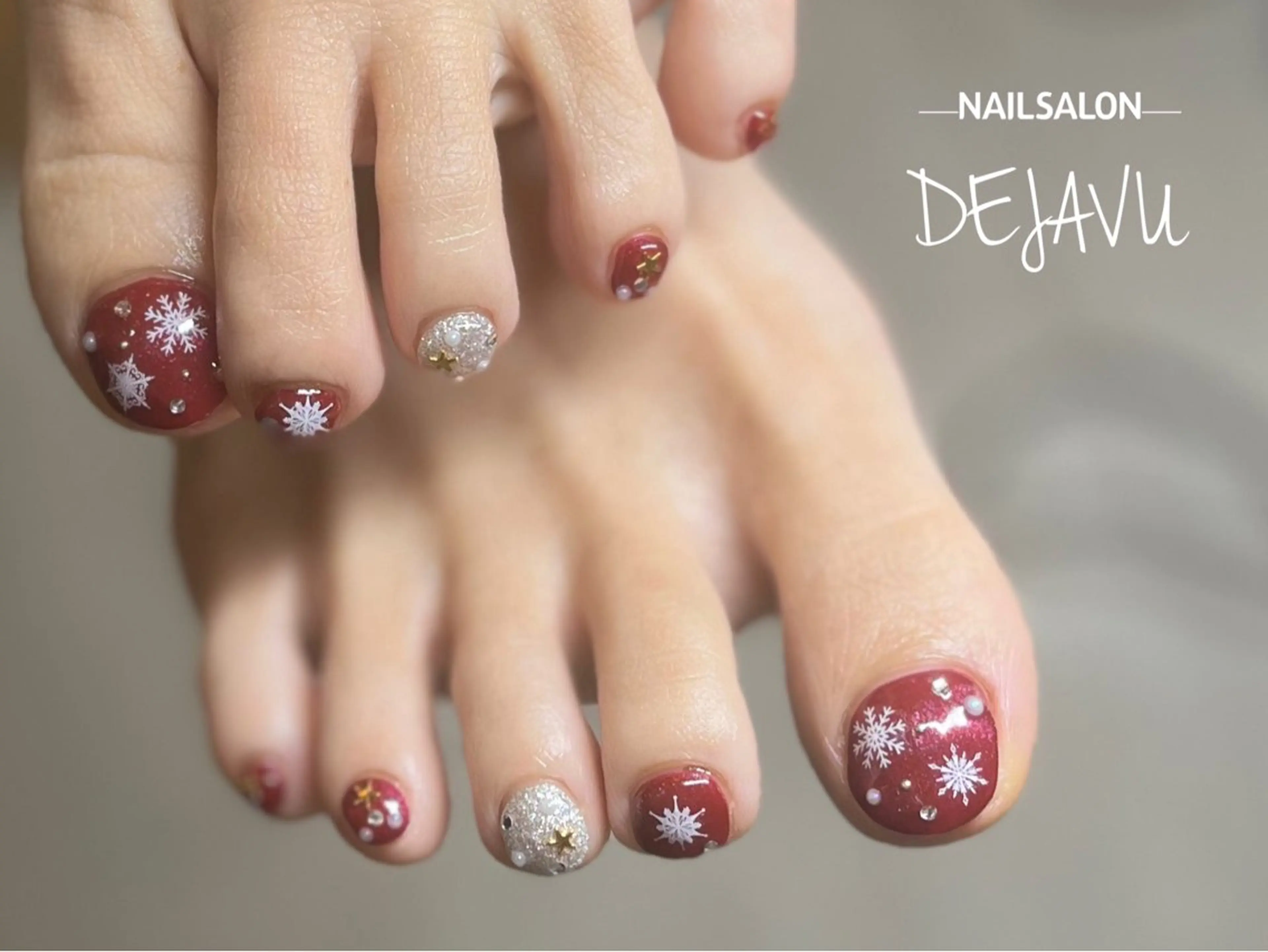 ネイル フットネイル Nail salon Dejavu 🌿のネイルデザイン