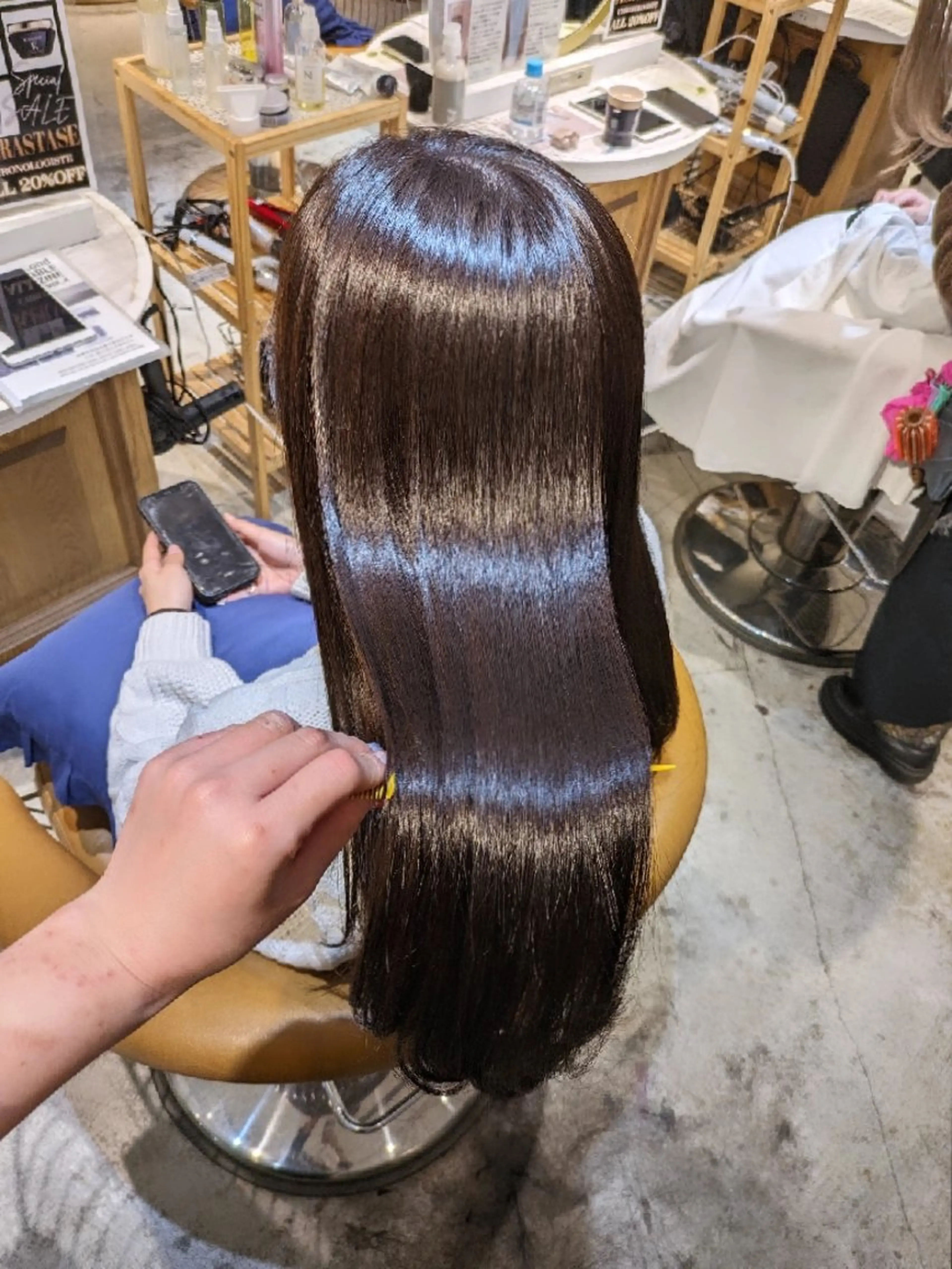 ロング 縮毛矯正/レイヤー 💎やまもとちひろのヘアスタイル