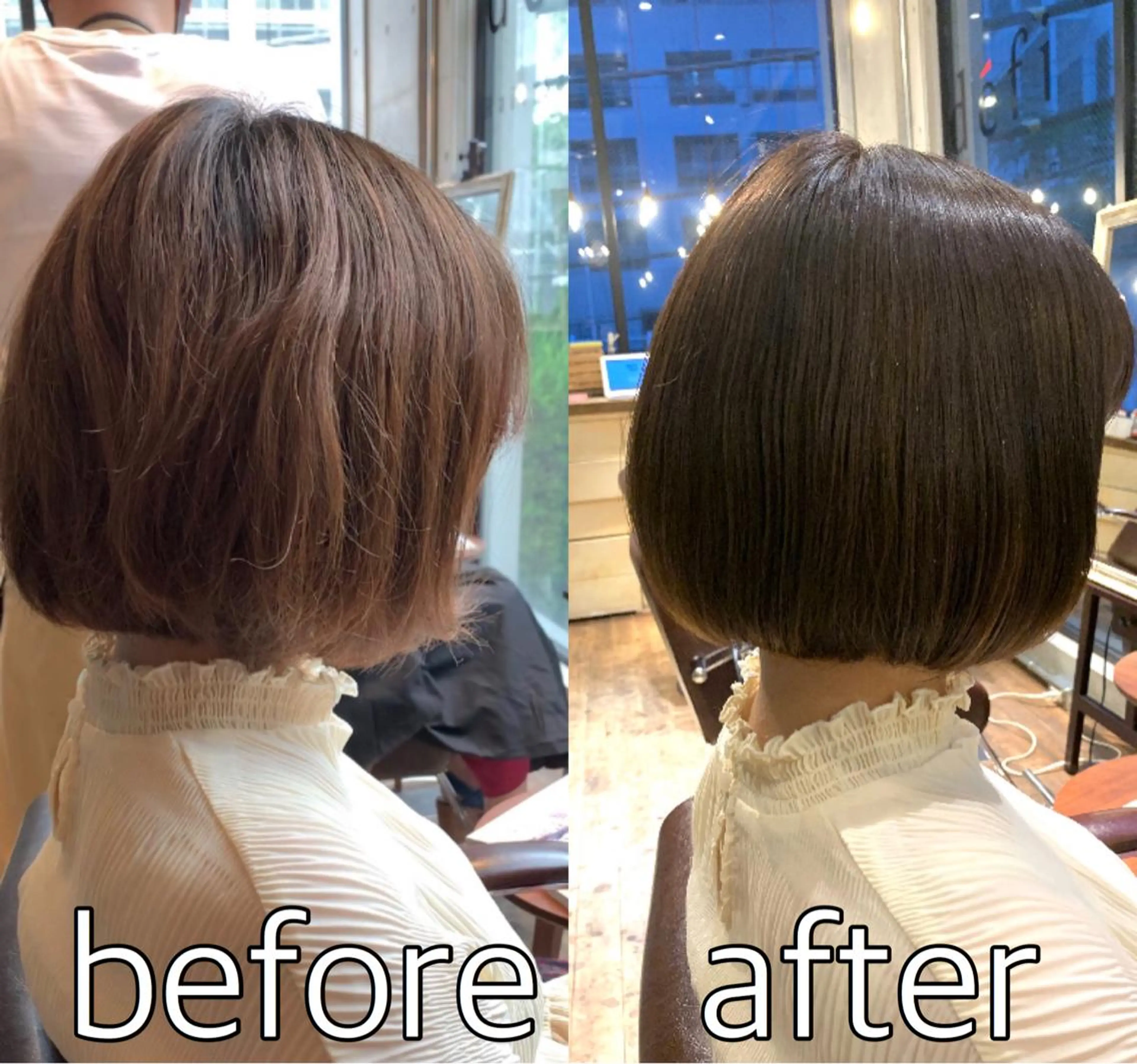 ショート ボブ ＊くせ毛に特化＊ 【yun】のヘアスタイル