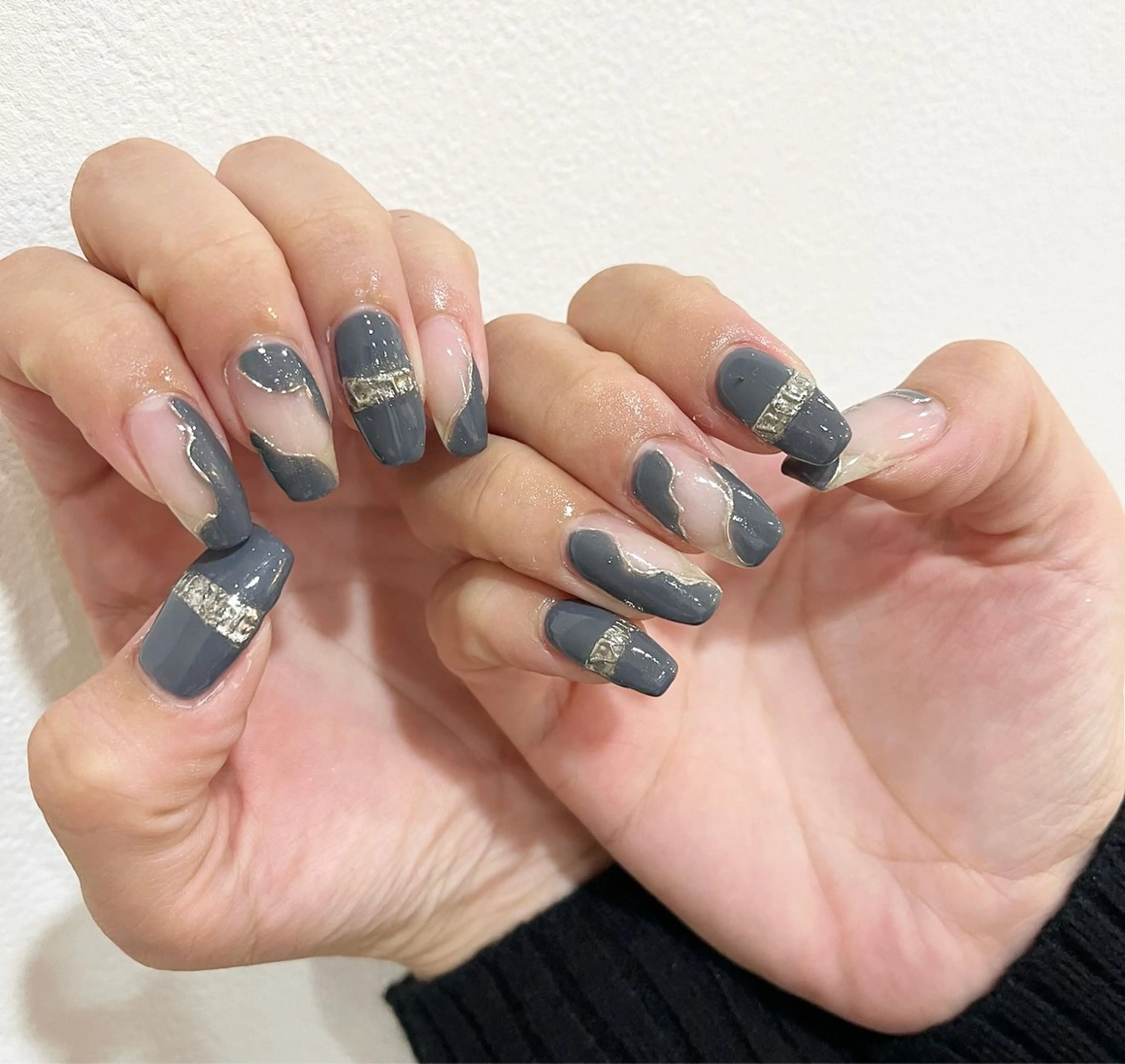 ネイル ミラーネイル #Amin nail salonのネイルデザイン