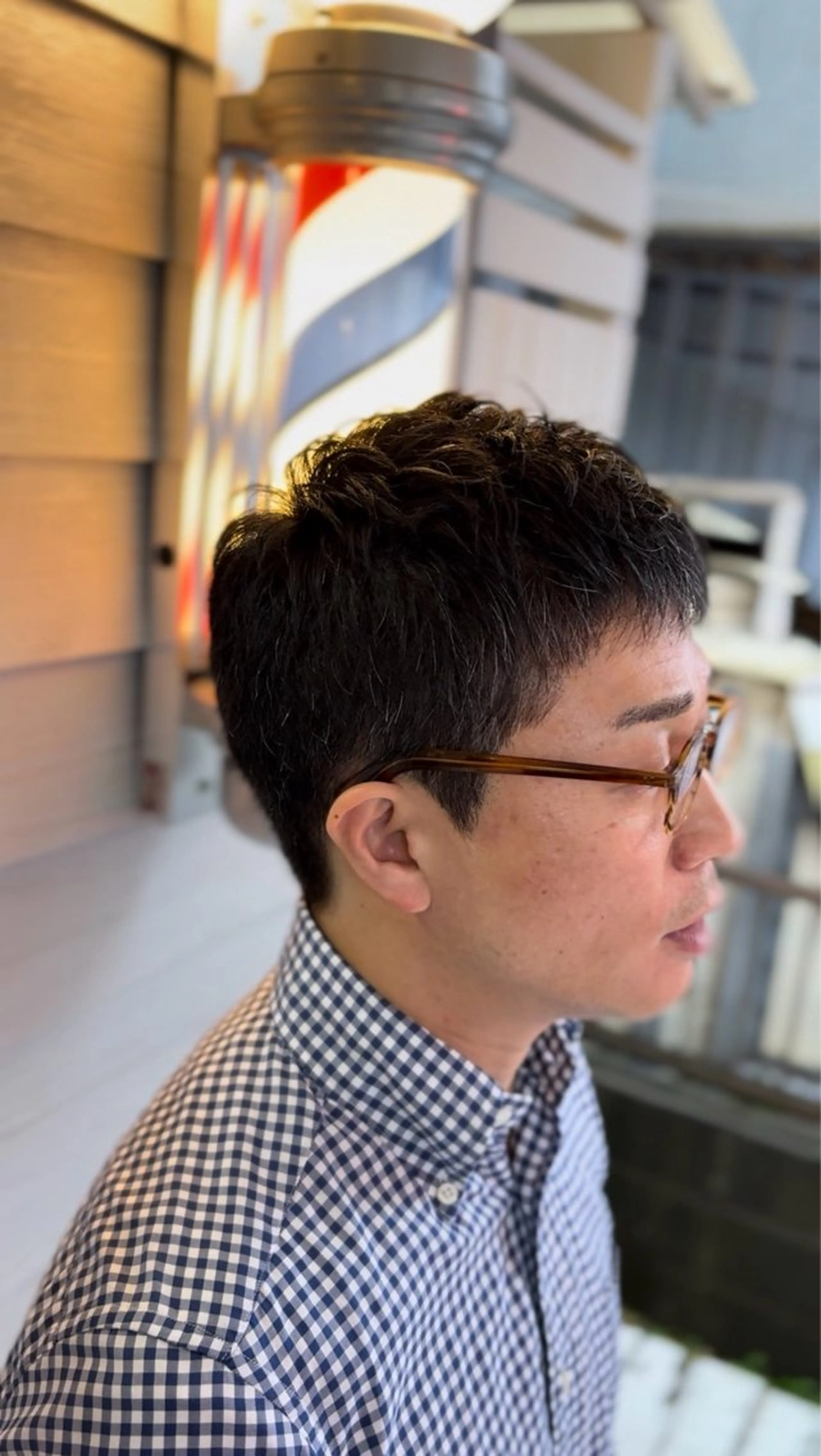 ショート メンズ 木名瀬 海星のヘアスタイル